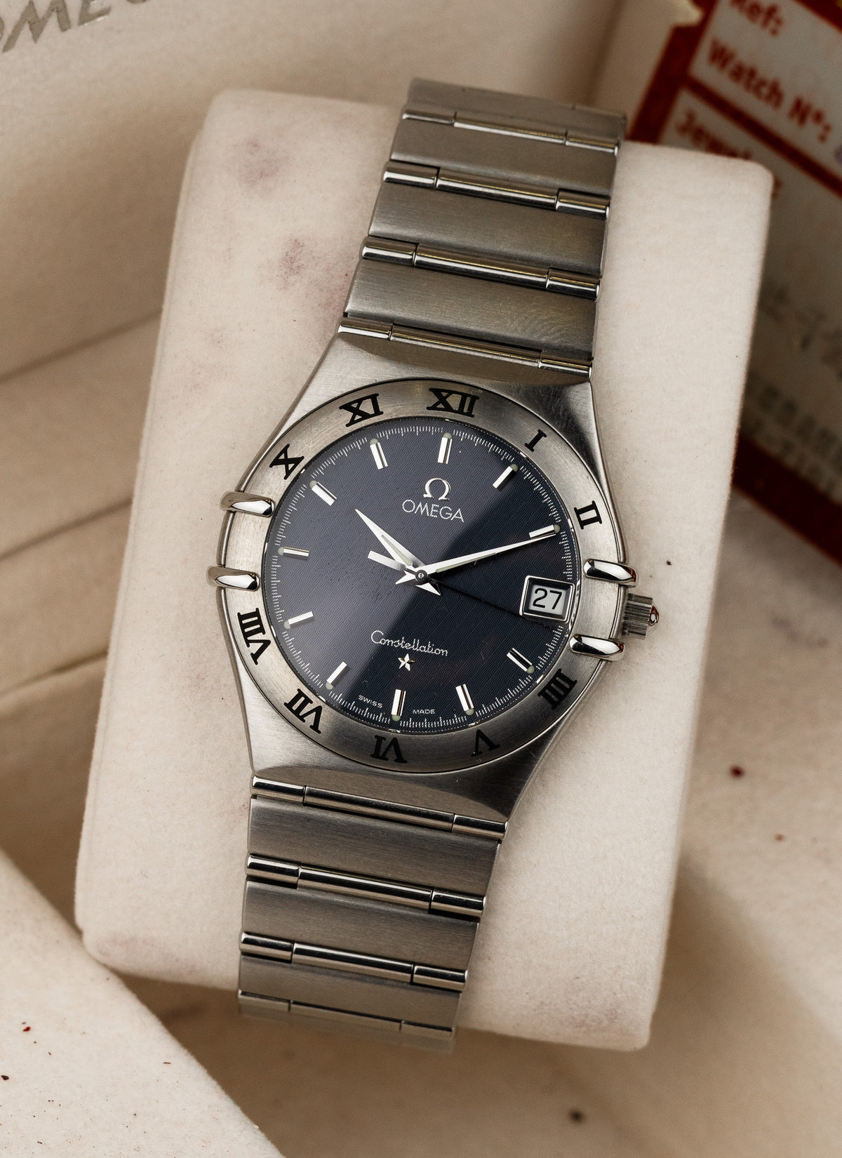 1998 Omega Constellation Manhattan Grey Dial 1512.40 cal. 1532 Full Set