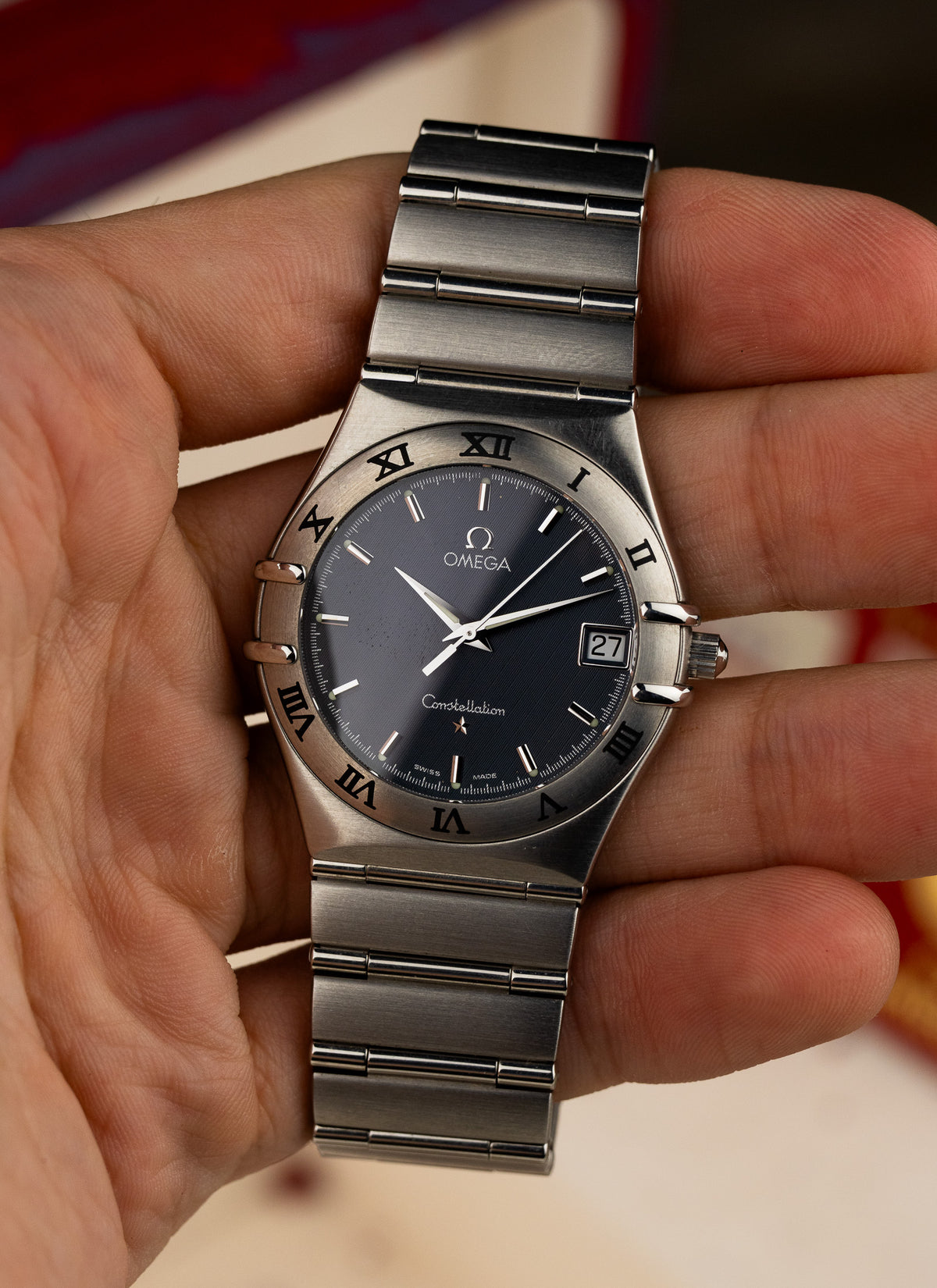 1998 Omega Constellation Manhattan Grey Dial 1512.40 cal. 1532 Full Set