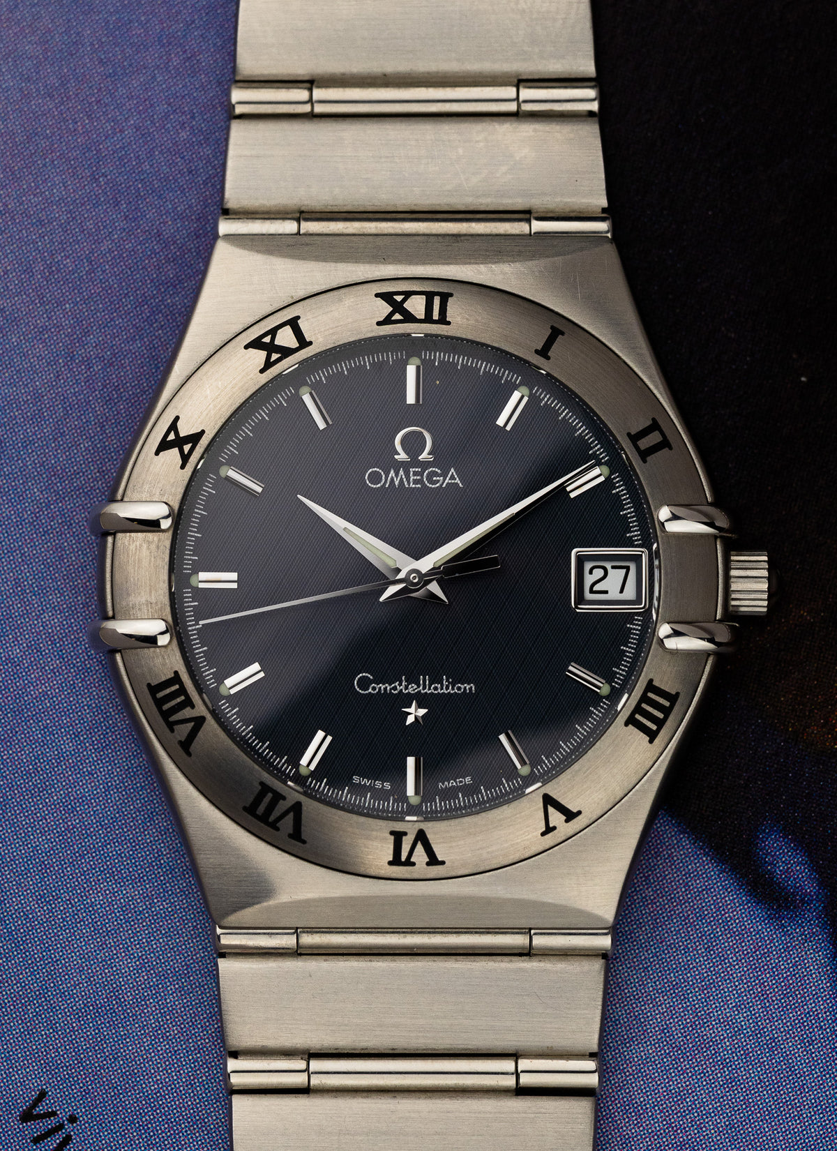 1998 Omega Constellation Manhattan Grey Dial 1512.40 cal. 1532 Full Set