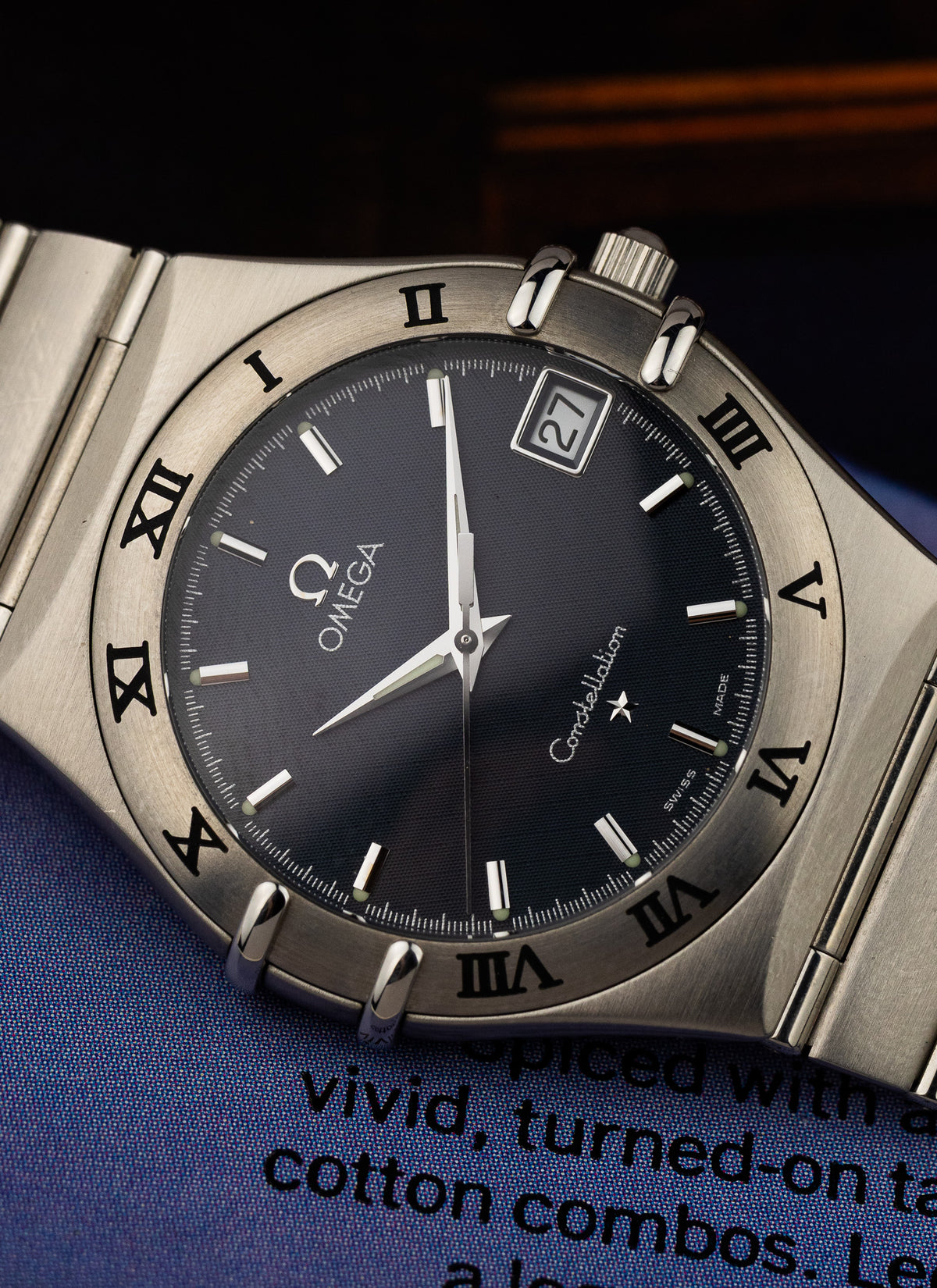 1998 Omega Constellation Manhattan Grey Dial 1512.40 cal. 1532 Full Set