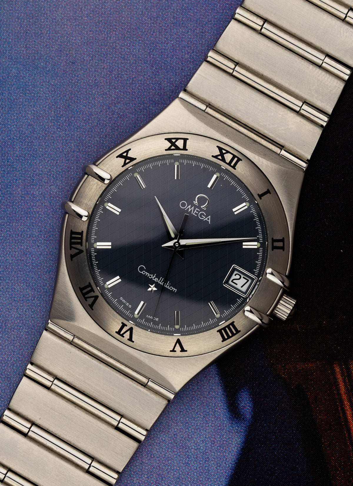 1998 Omega Constellation Manhattan Grey Dial 1512.40 cal. 1532 Full Set