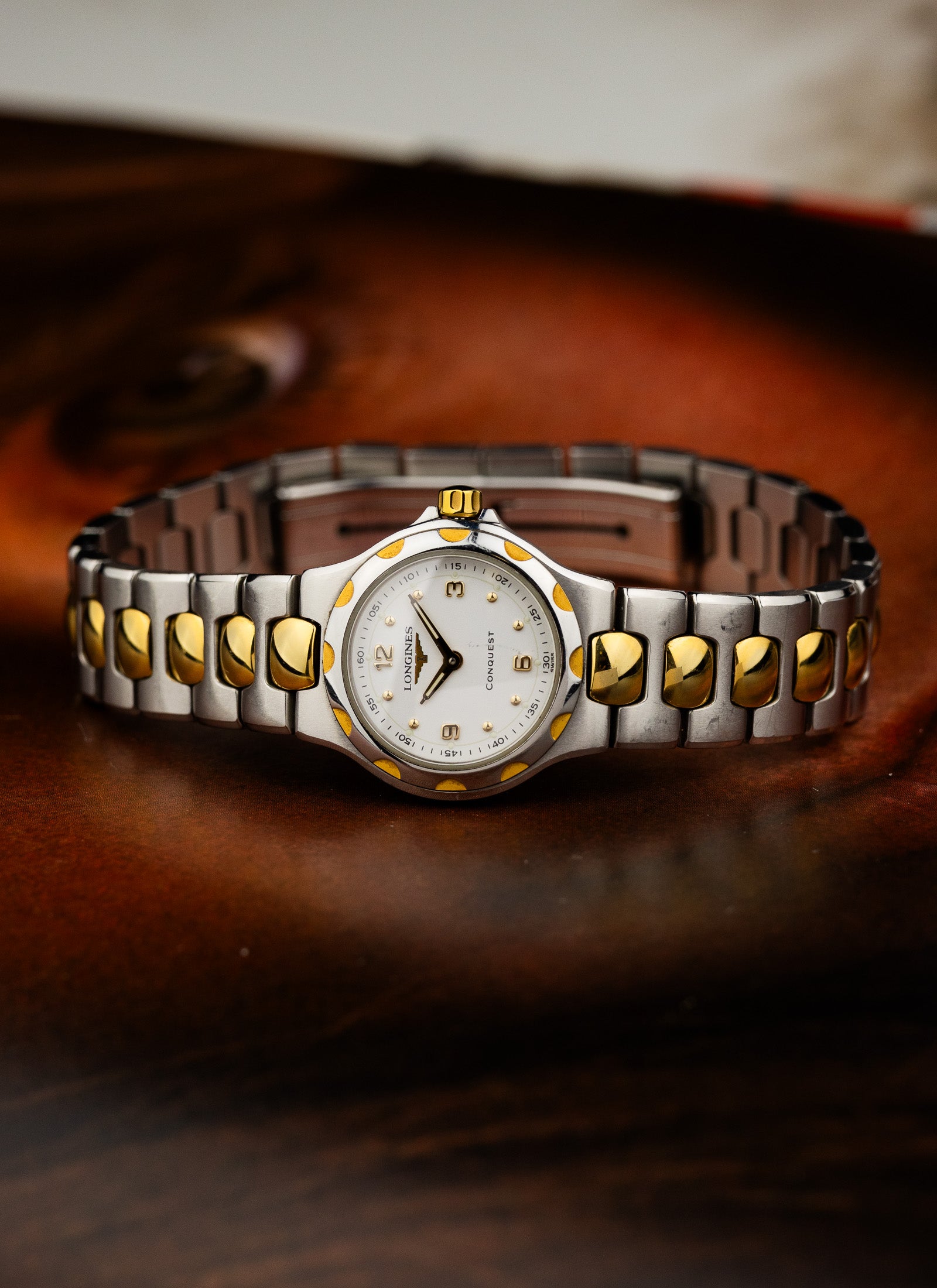 1990s Lady Longines Conquest Bicolor L1.130.3