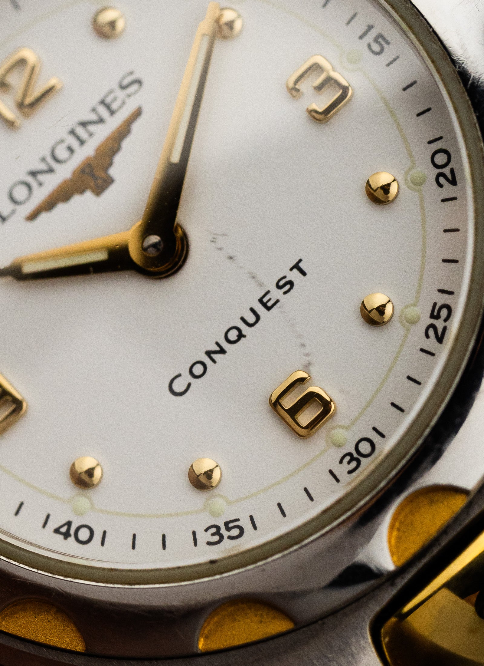 1990s Lady Longines Conquest Bicolor L1.130.3