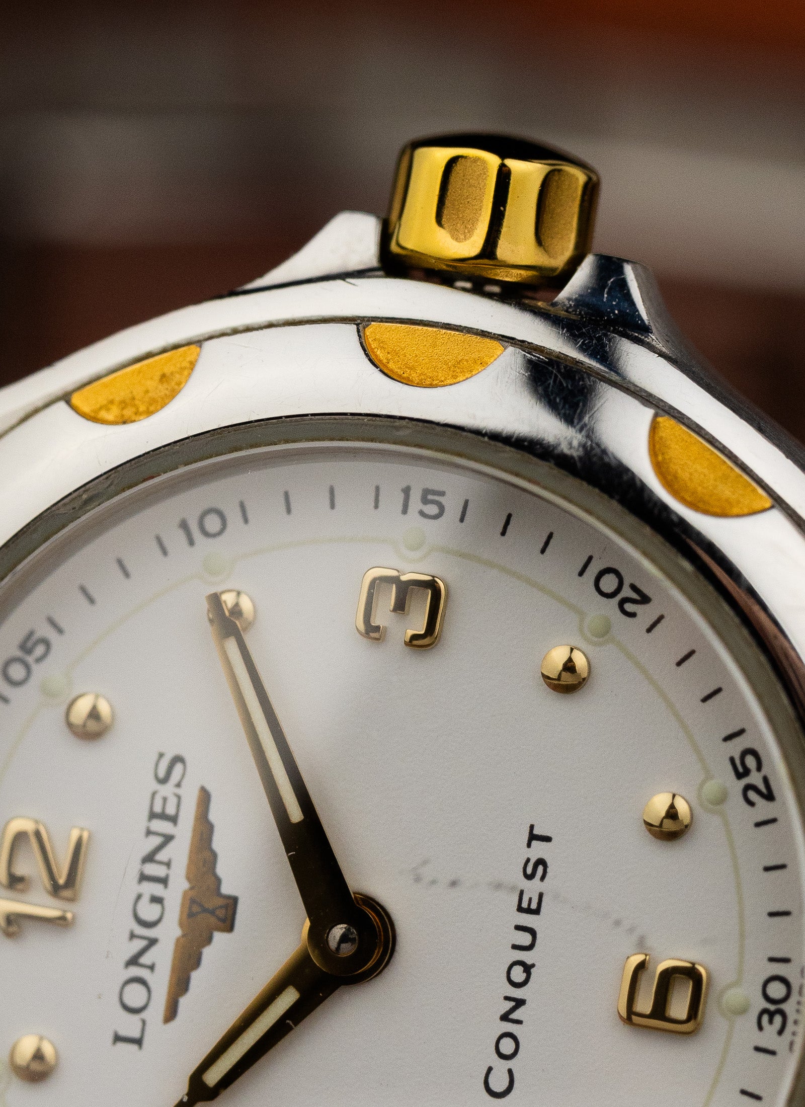 1990s Lady Longines Conquest Bicolor L1.130.3
