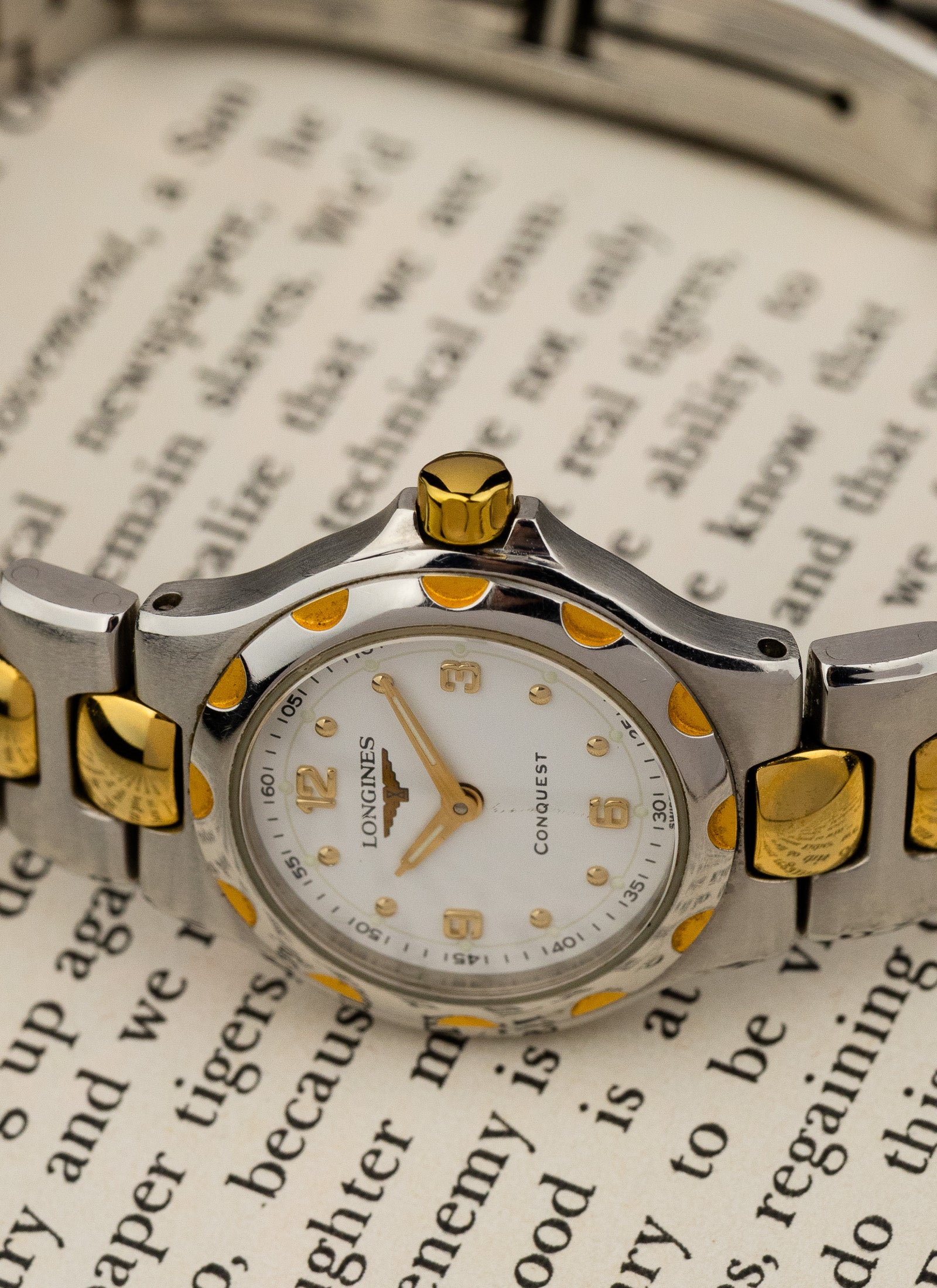 1990s Lady Longines Conquest Bicolor L1.130.3