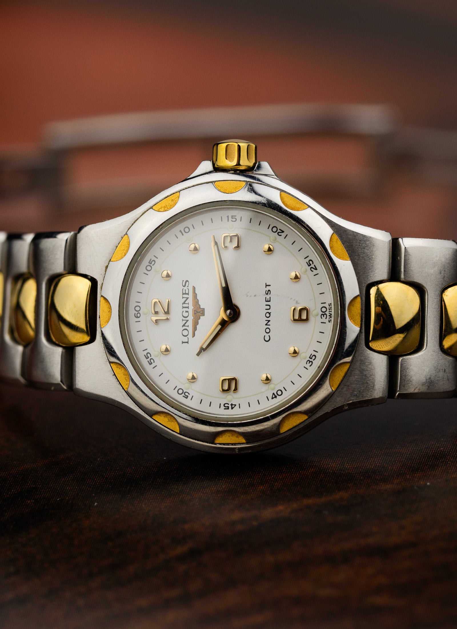 1990s Lady Longines Conquest Bicolor L1.130.3
