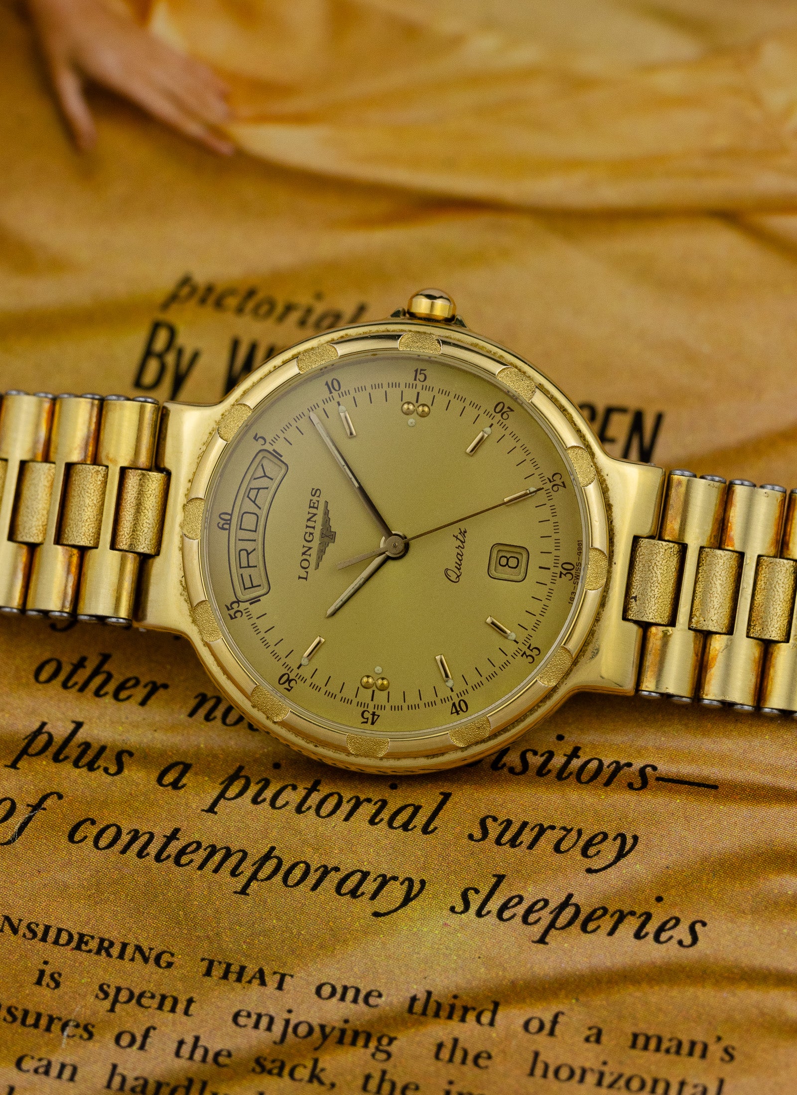 1990s Longines Conquest Day-Date 4961-8 cal. L163.2