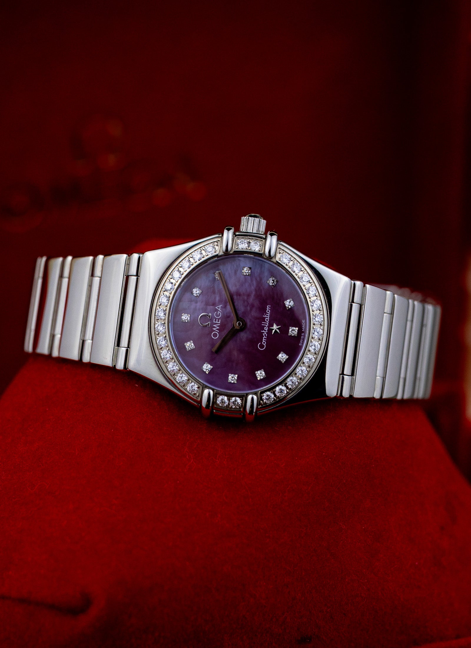 1998 Lady Omega Constellation My Choice Tahitian MOP Diamonds 1457.78.00 Box