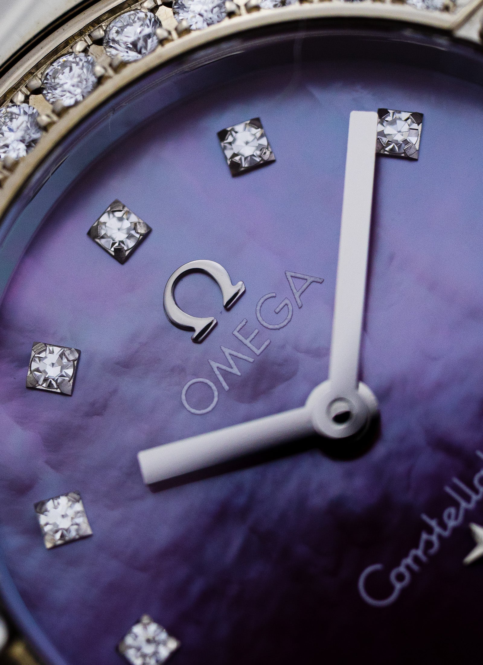 1998 Lady Omega Constellation My Choice Tahitian MOP Diamonds 1457.78.00 Box