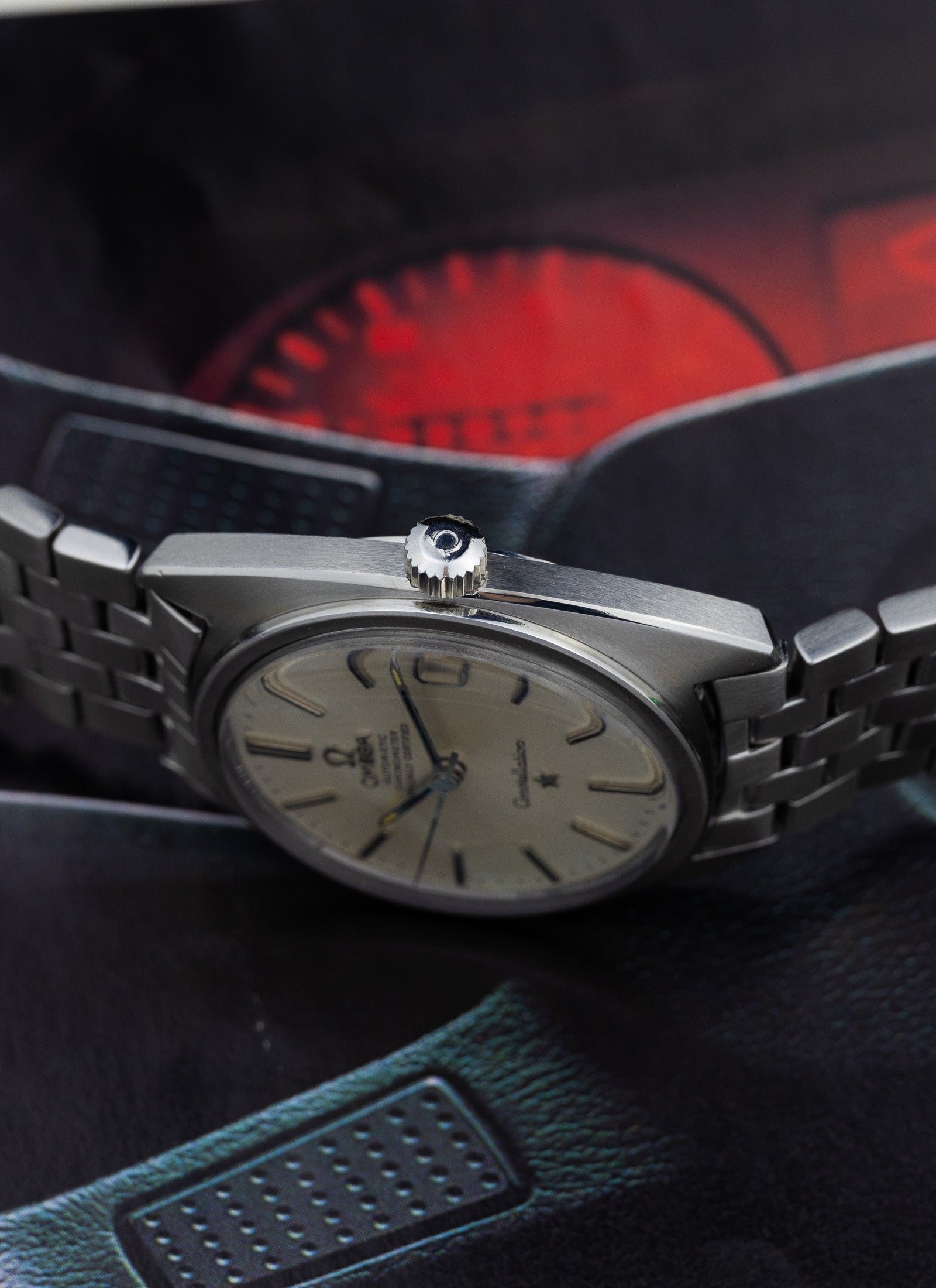 1969 Omega Constellation C Shape Brick Bracelet 168.017 cal. 564