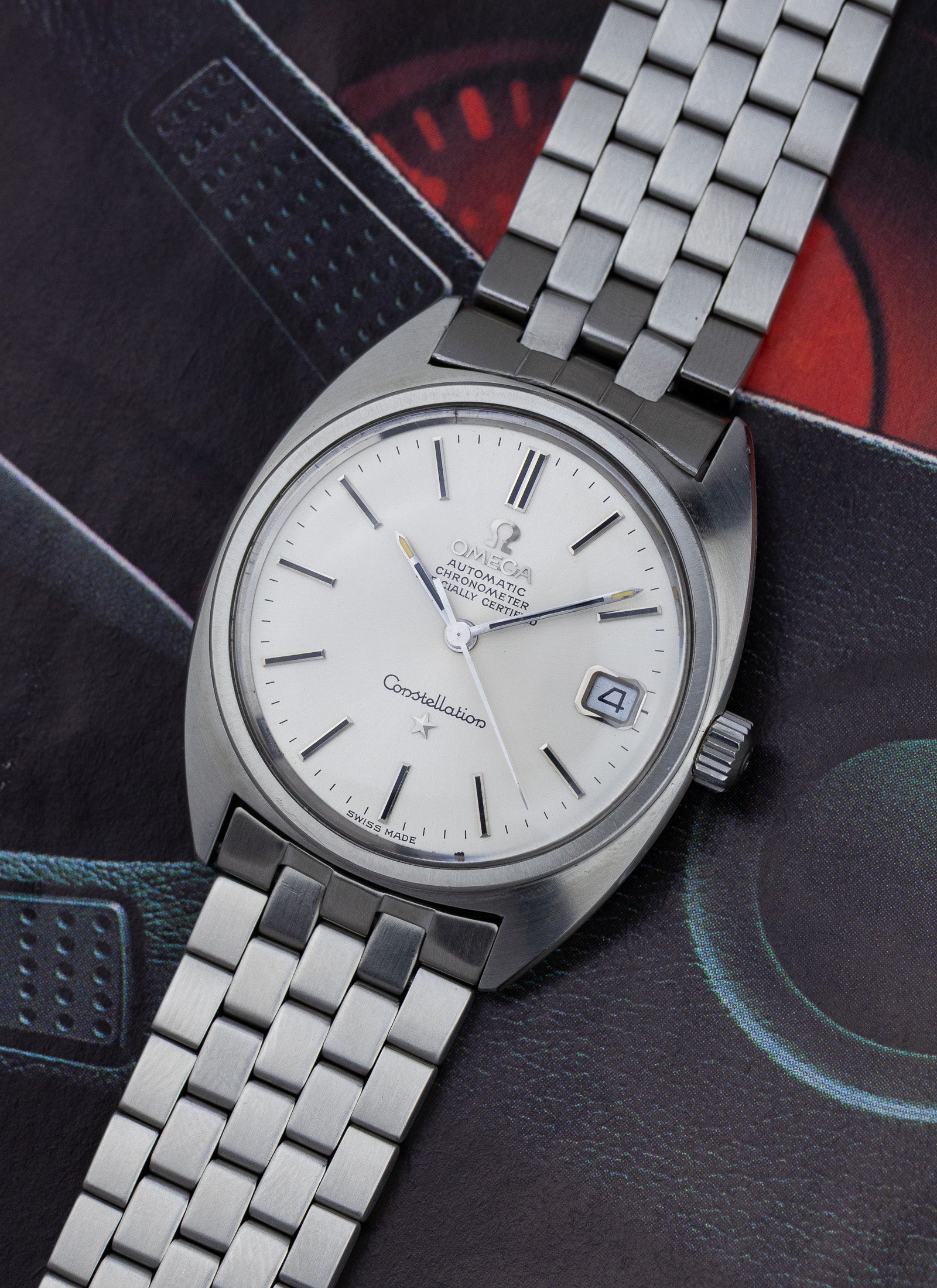 1969 Omega Constellation C Shape Brick Bracelet 168.017 cal. 564