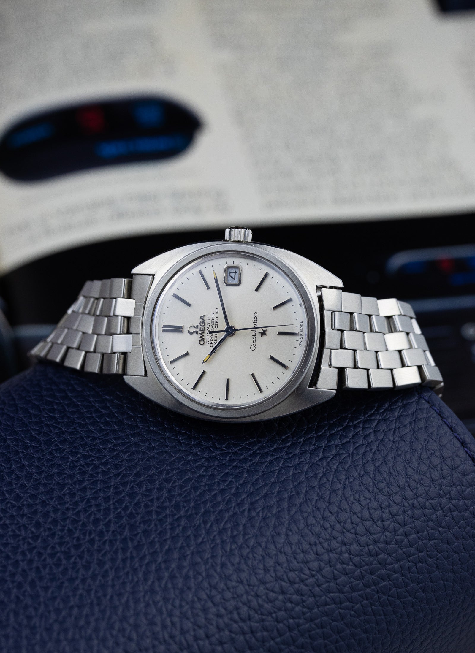 1969 Omega Constellation C Shape Brick Bracelet 168.017 cal. 564