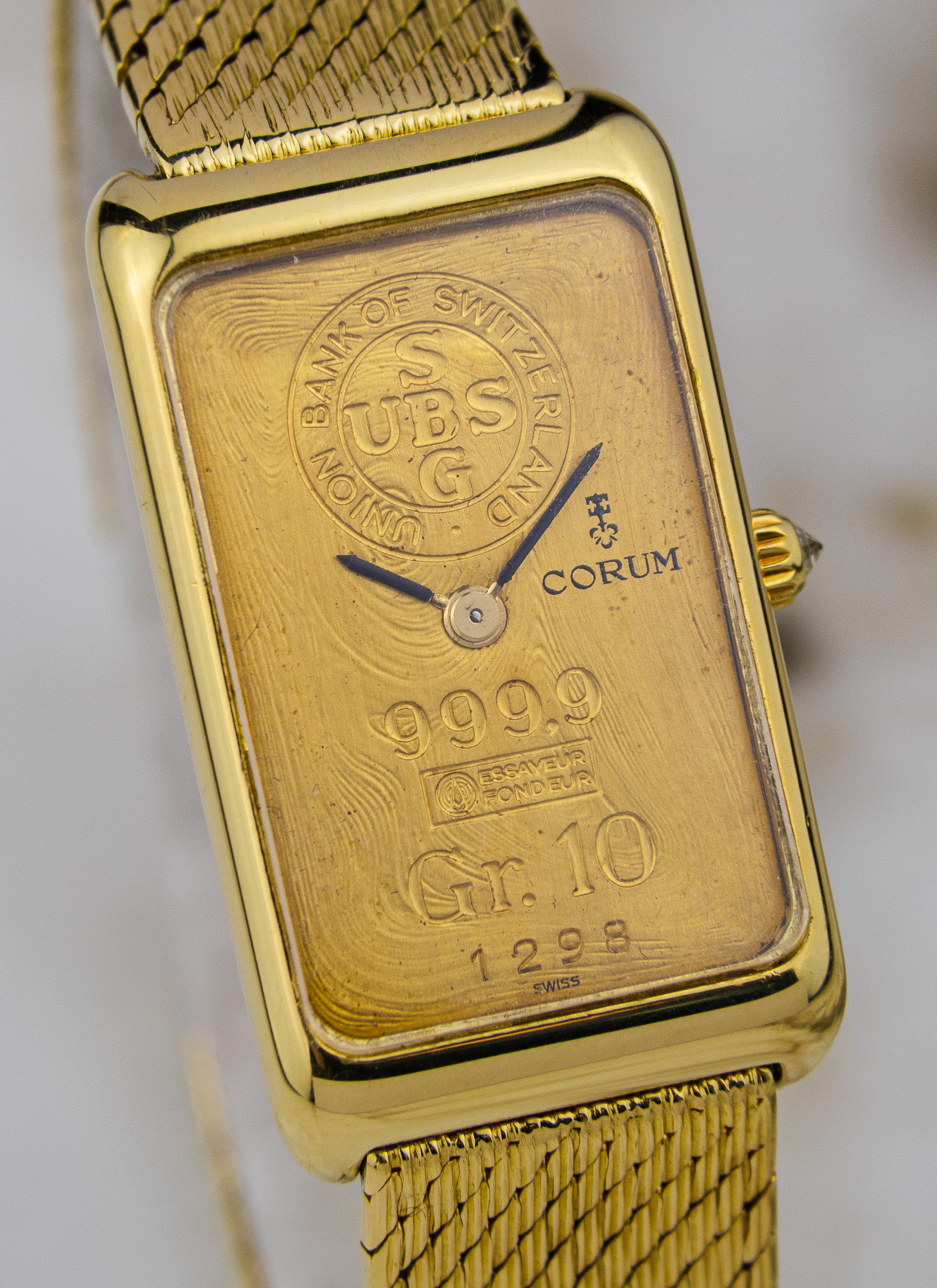 18K/24K Corum Gold Bar Ingot