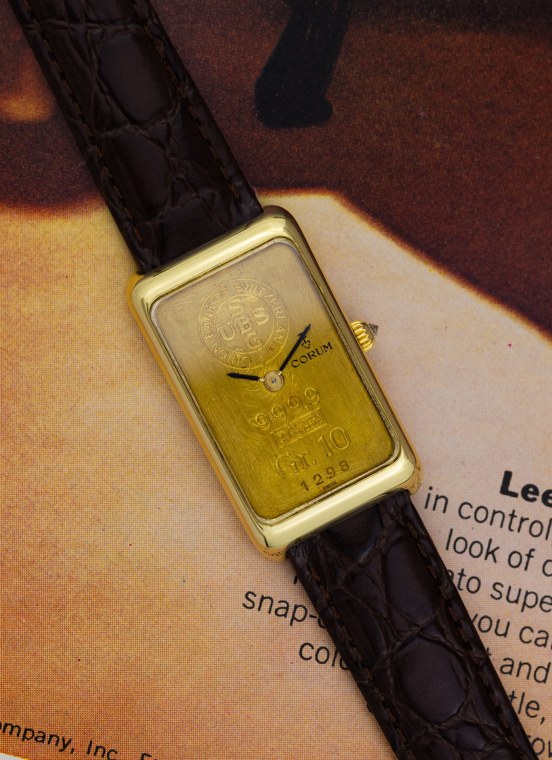 18K/24K Corum Ingot Gold Bar