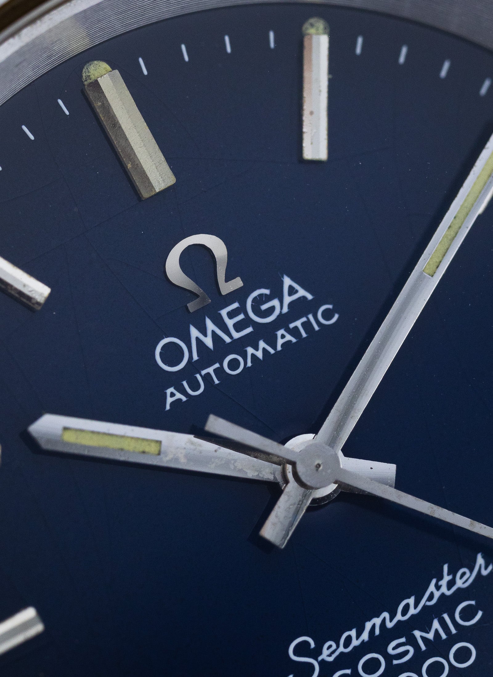 1970s Omega Seamaster Cosmic 2000 Navy Dial 166.132 cal. 1012 Serviced