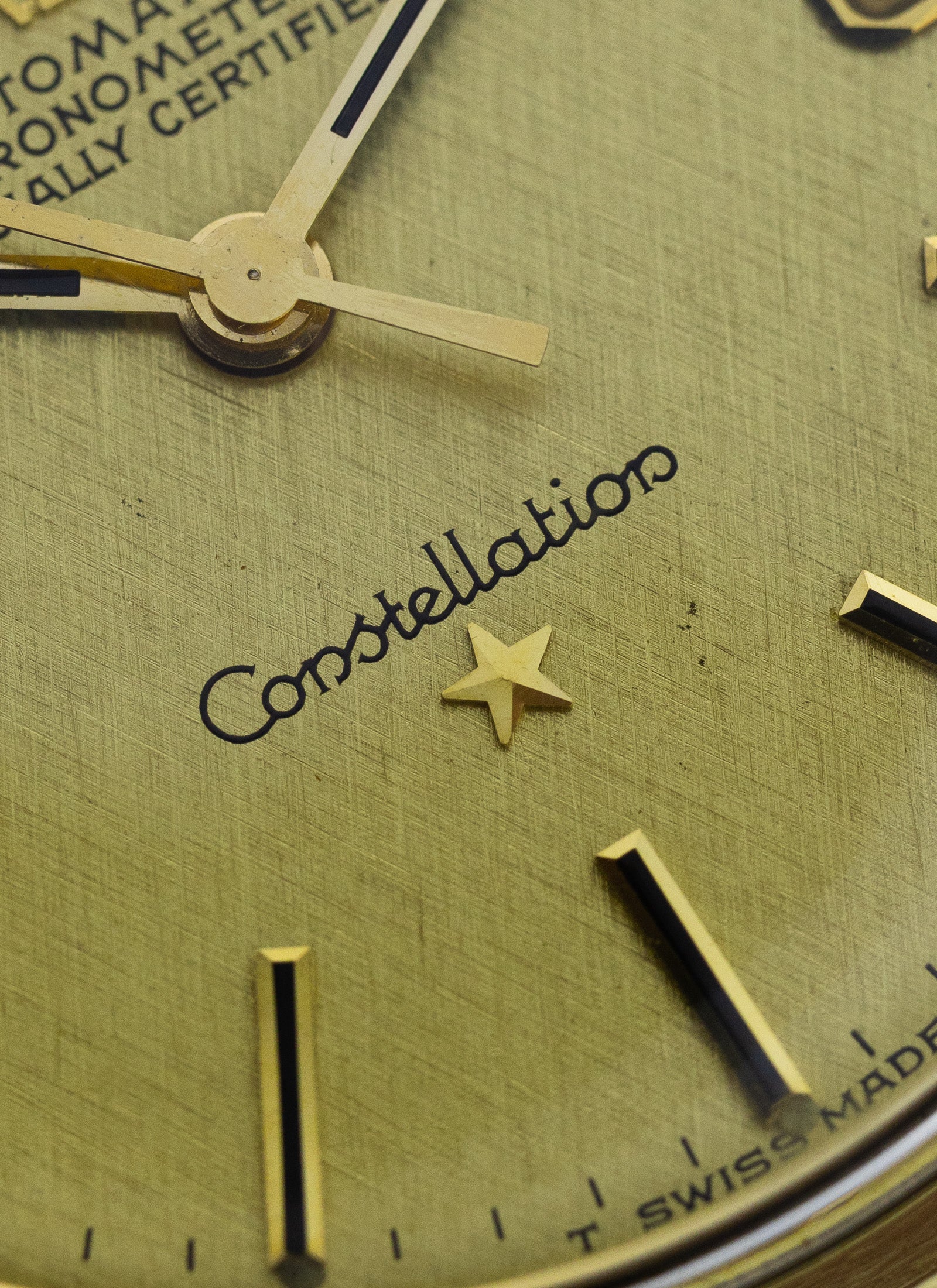 1969 Omega Constellation C Shape Linen Dial 168.017 cal. 564