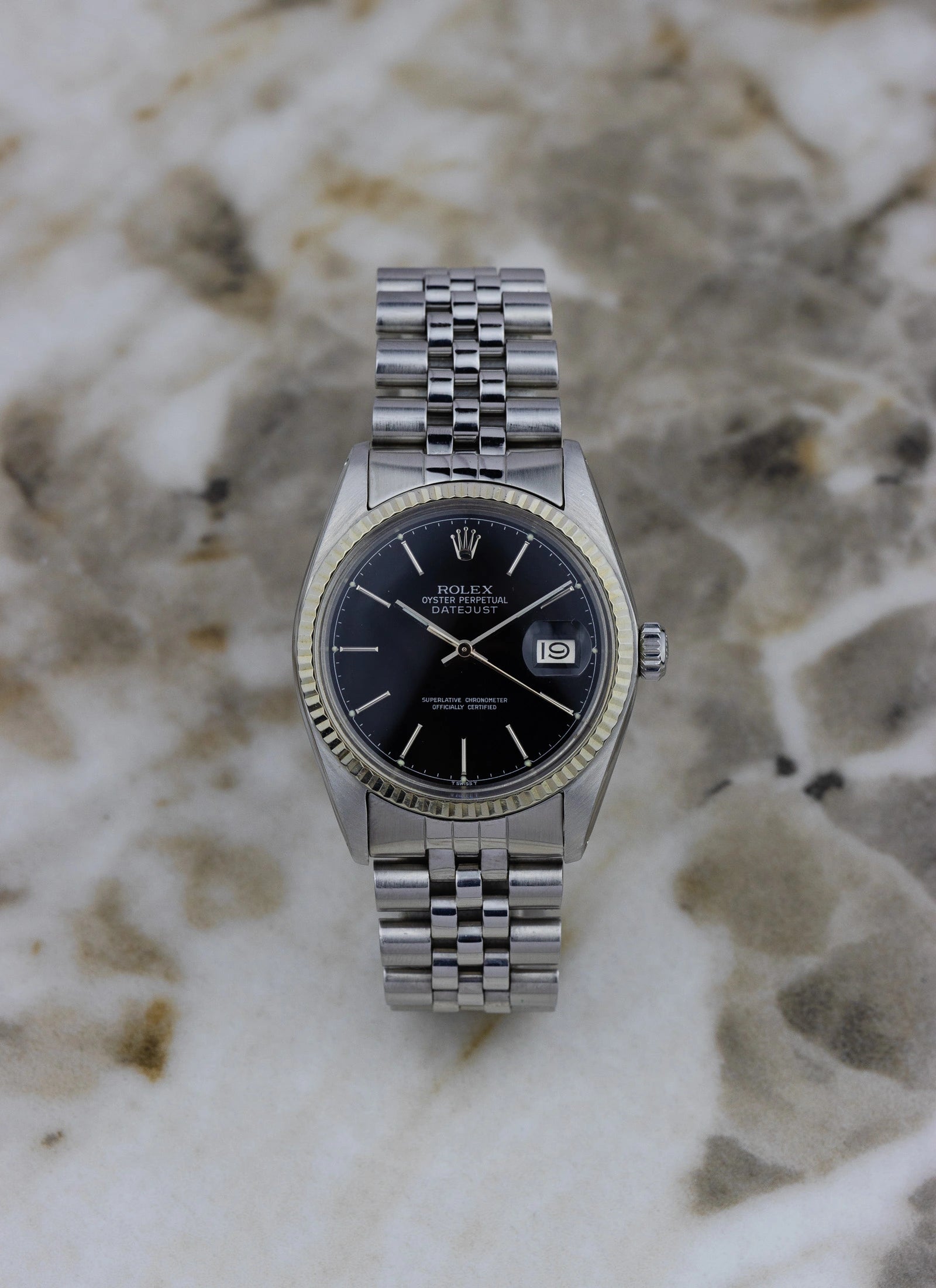 1978 Rolex Datejust Black Dial 16014 Box