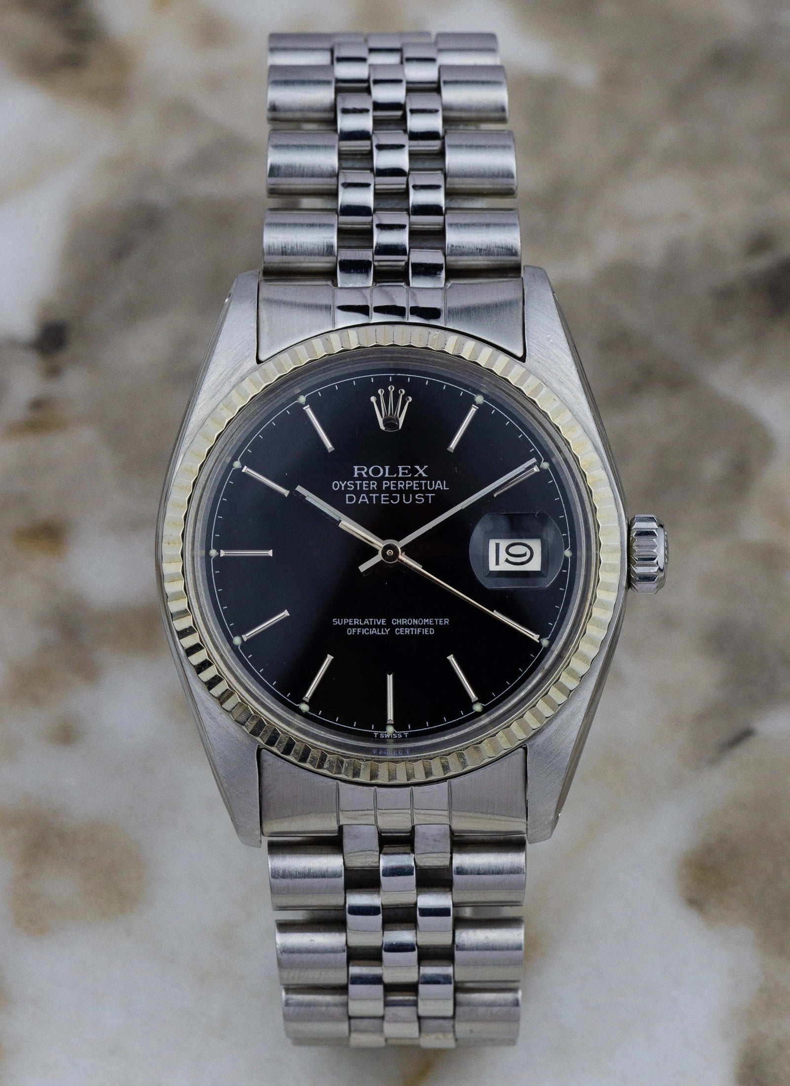1978 Rolex Datejust Black Dial 16014 Box