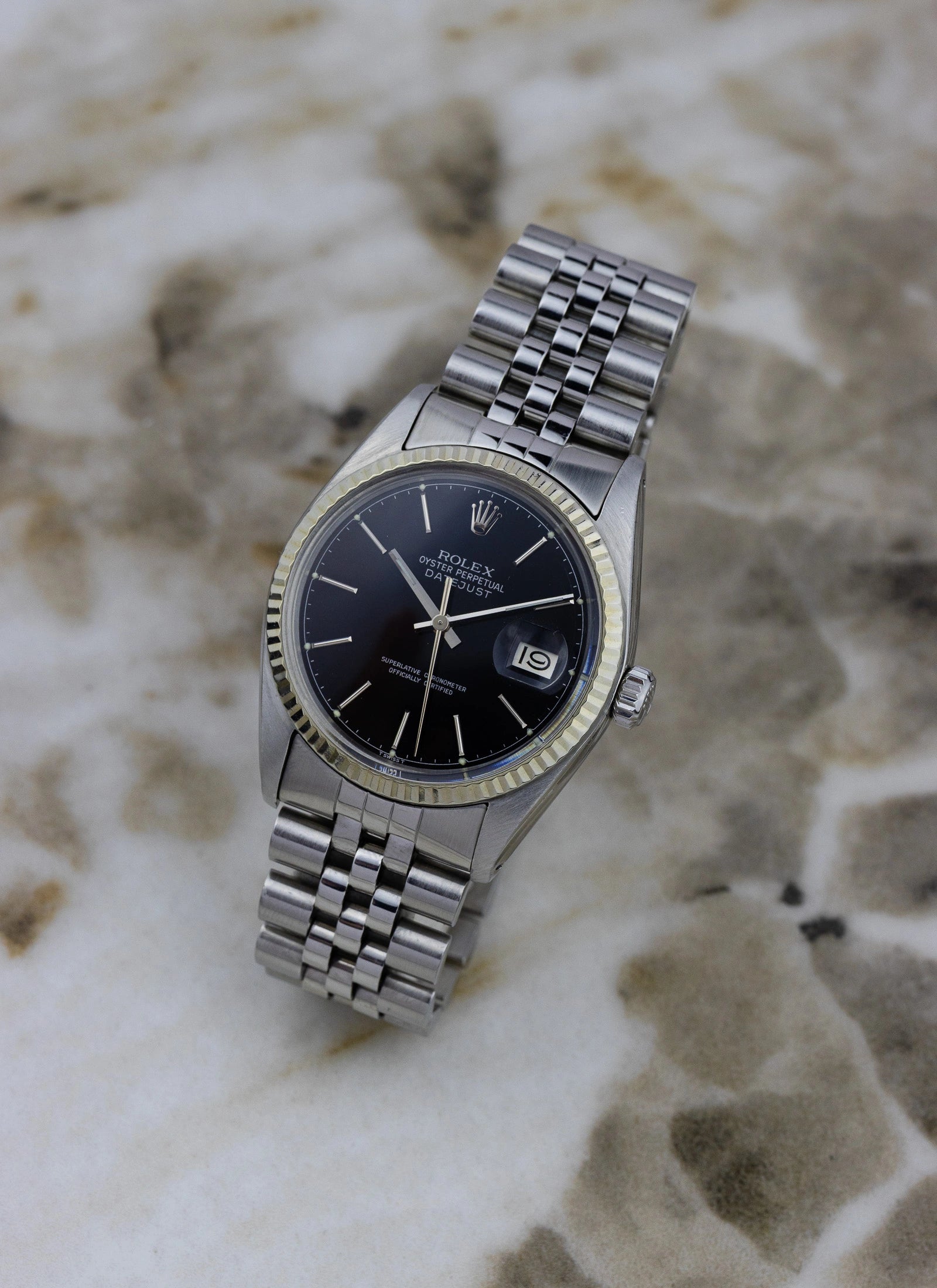 1978 Rolex Datejust Black Dial 16014 Box
