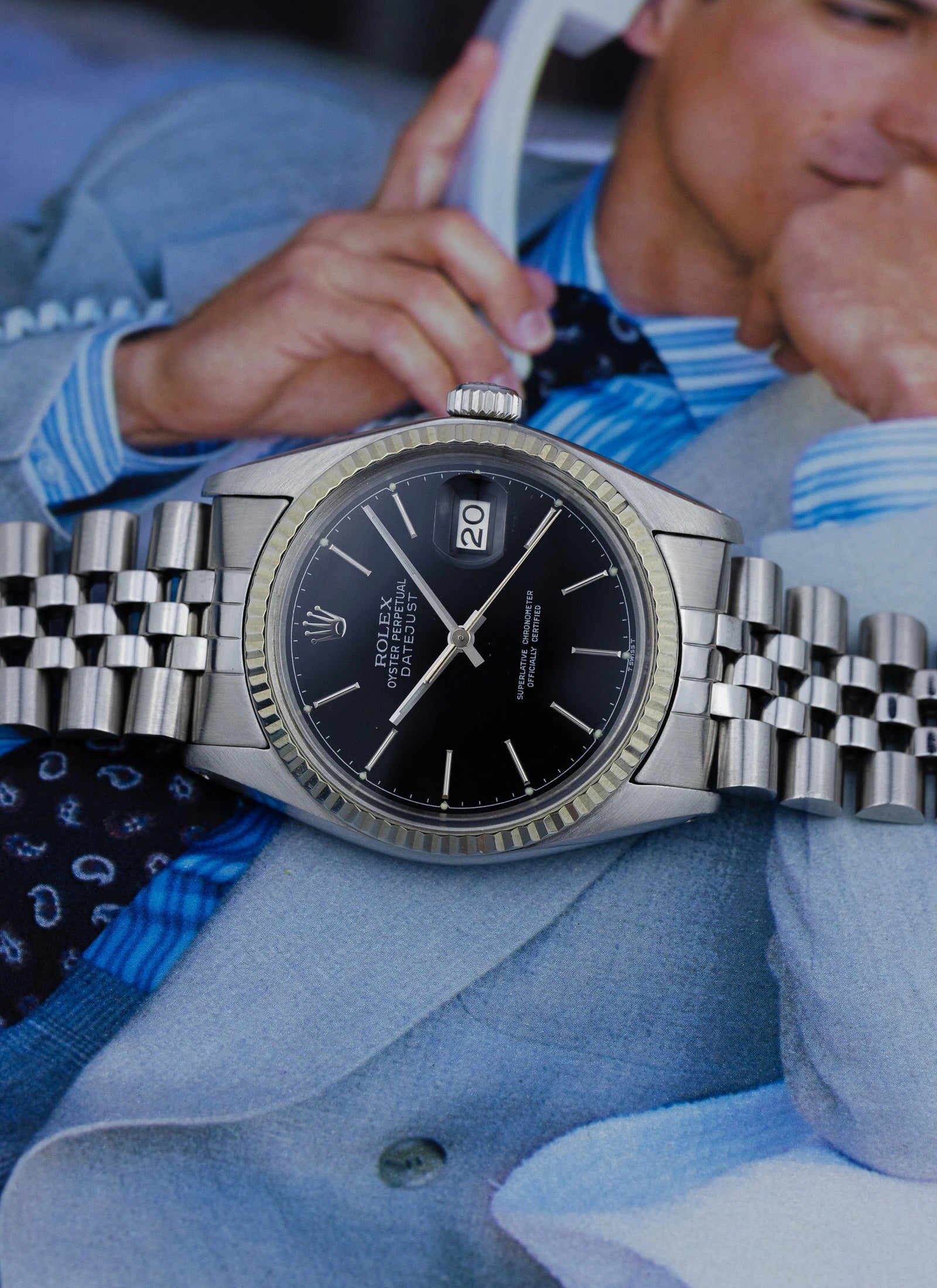 1978 Rolex Datejust Black Dial 16014 Box