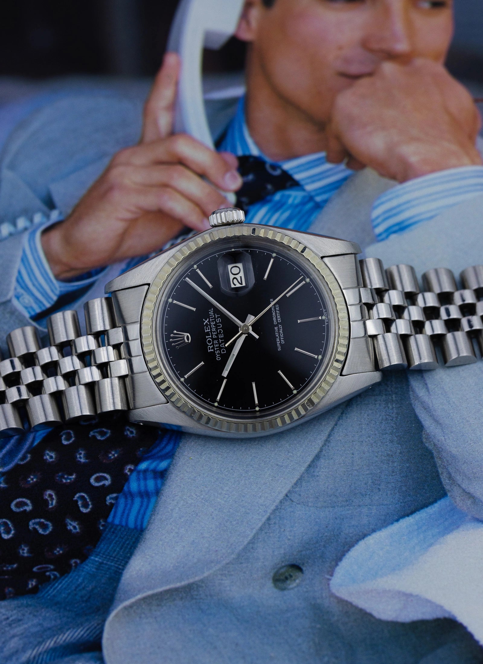 1978 Rolex Datejust Black Dial 16014 Box