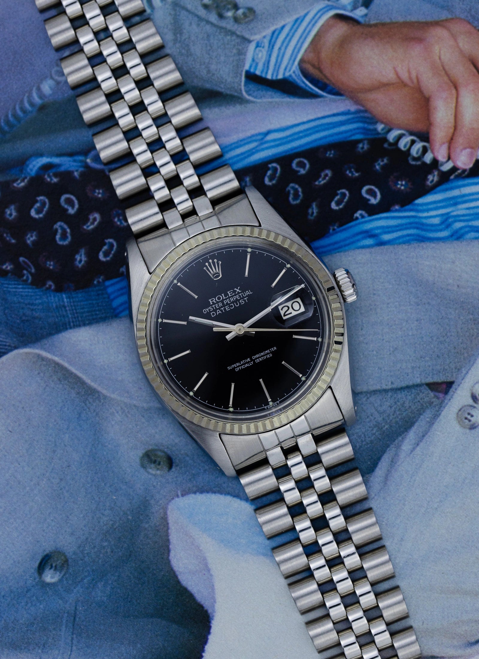 1978 Rolex Datejust Black Dial 16014 Box