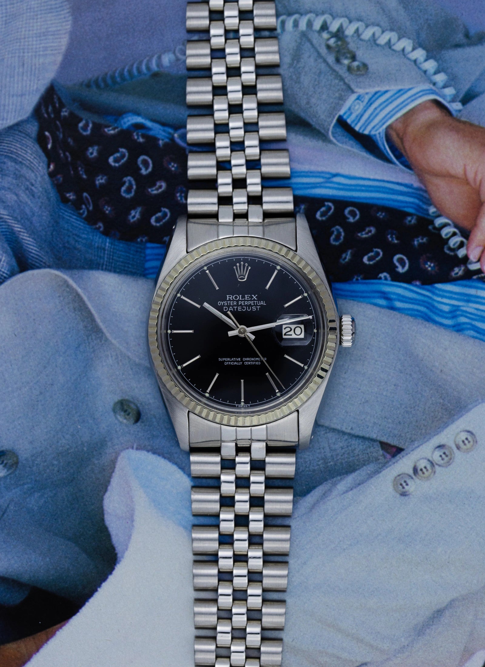 1978 Rolex Datejust Black Dial 16014 Box