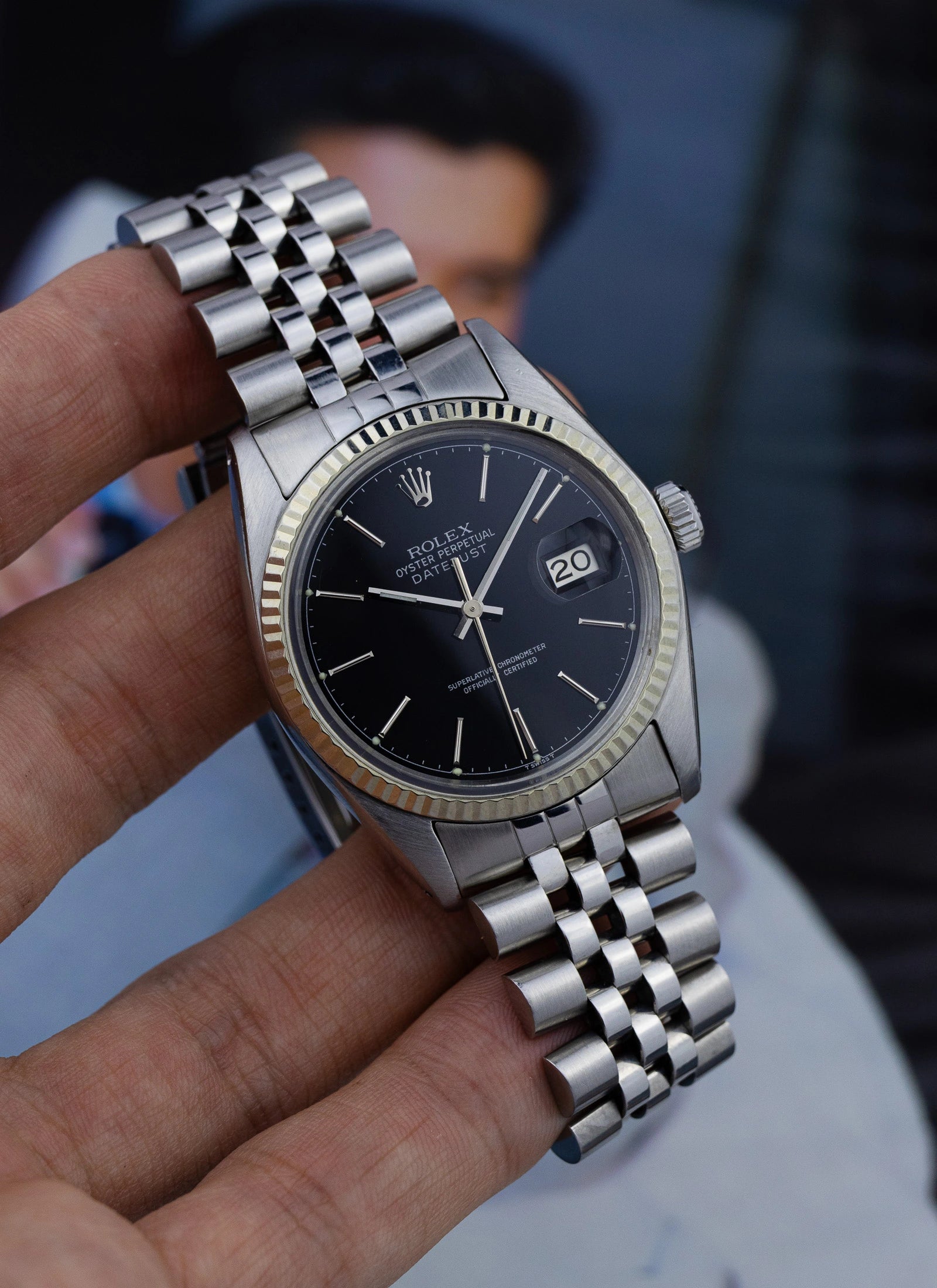 1978 Rolex Datejust Black Dial 16014 Box