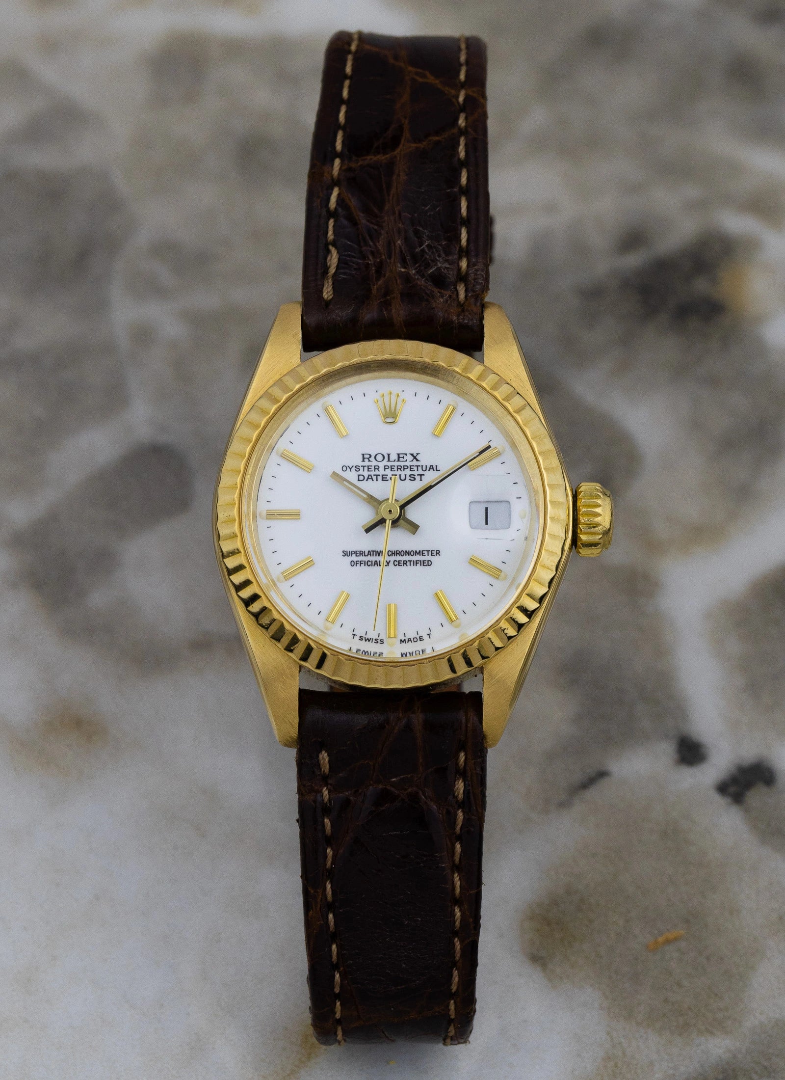 1979 18K Lady Rolex Datejust 6917 Box