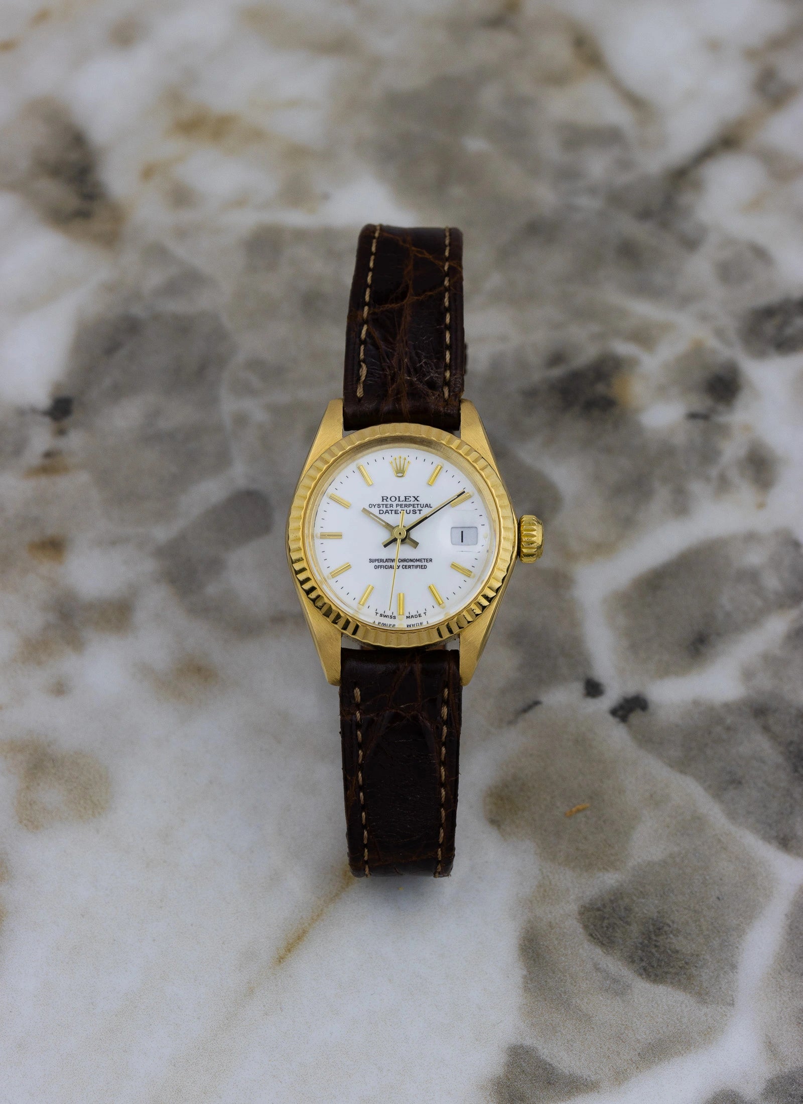 1979 18K Lady Rolex Datejust 6917 Box