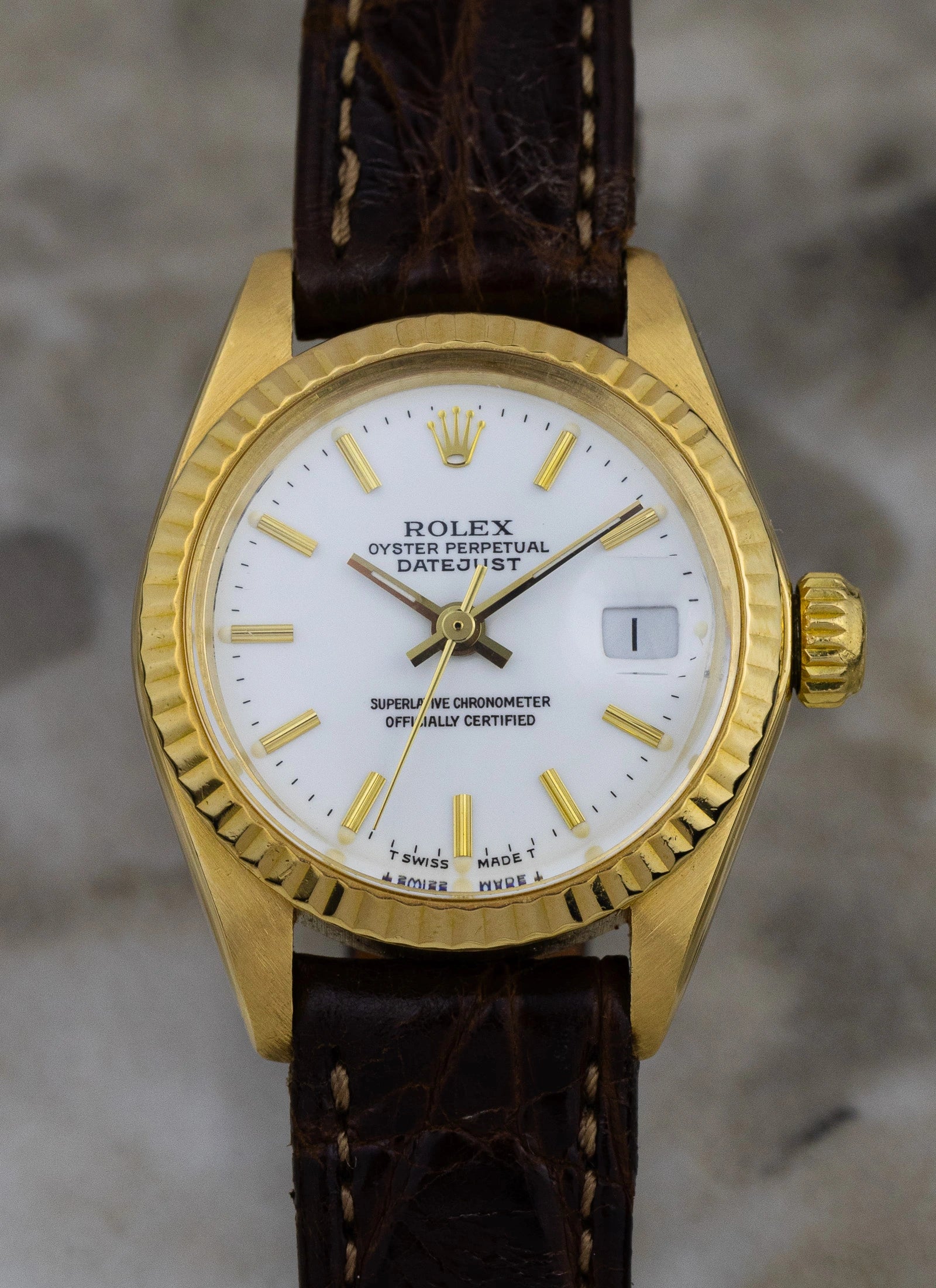 1979 18K Lady Rolex Datejust 6917 Box