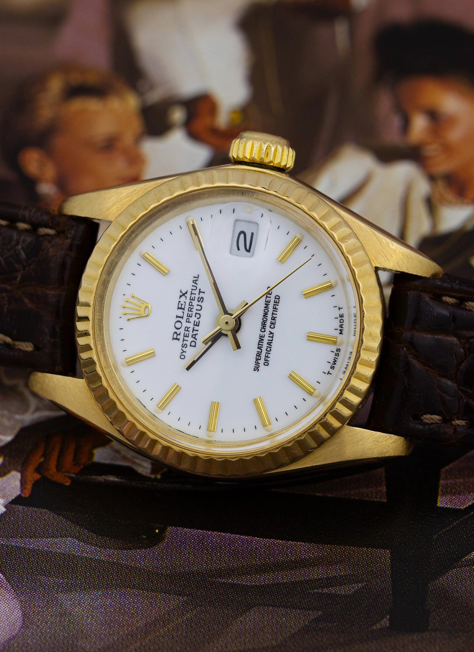 1979 18K Lady Rolex Datejust 6917 Box