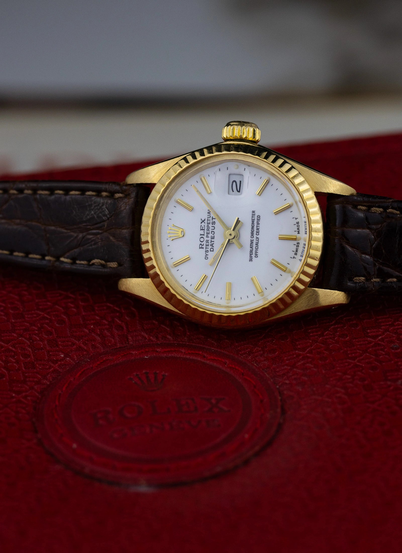 1979 18K Lady Rolex Datejust 6917 Box