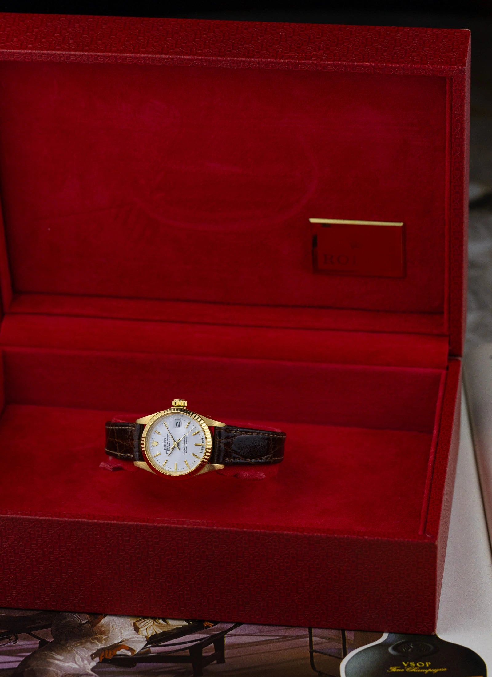 1979 18K Lady Rolex Datejust 6917 Box