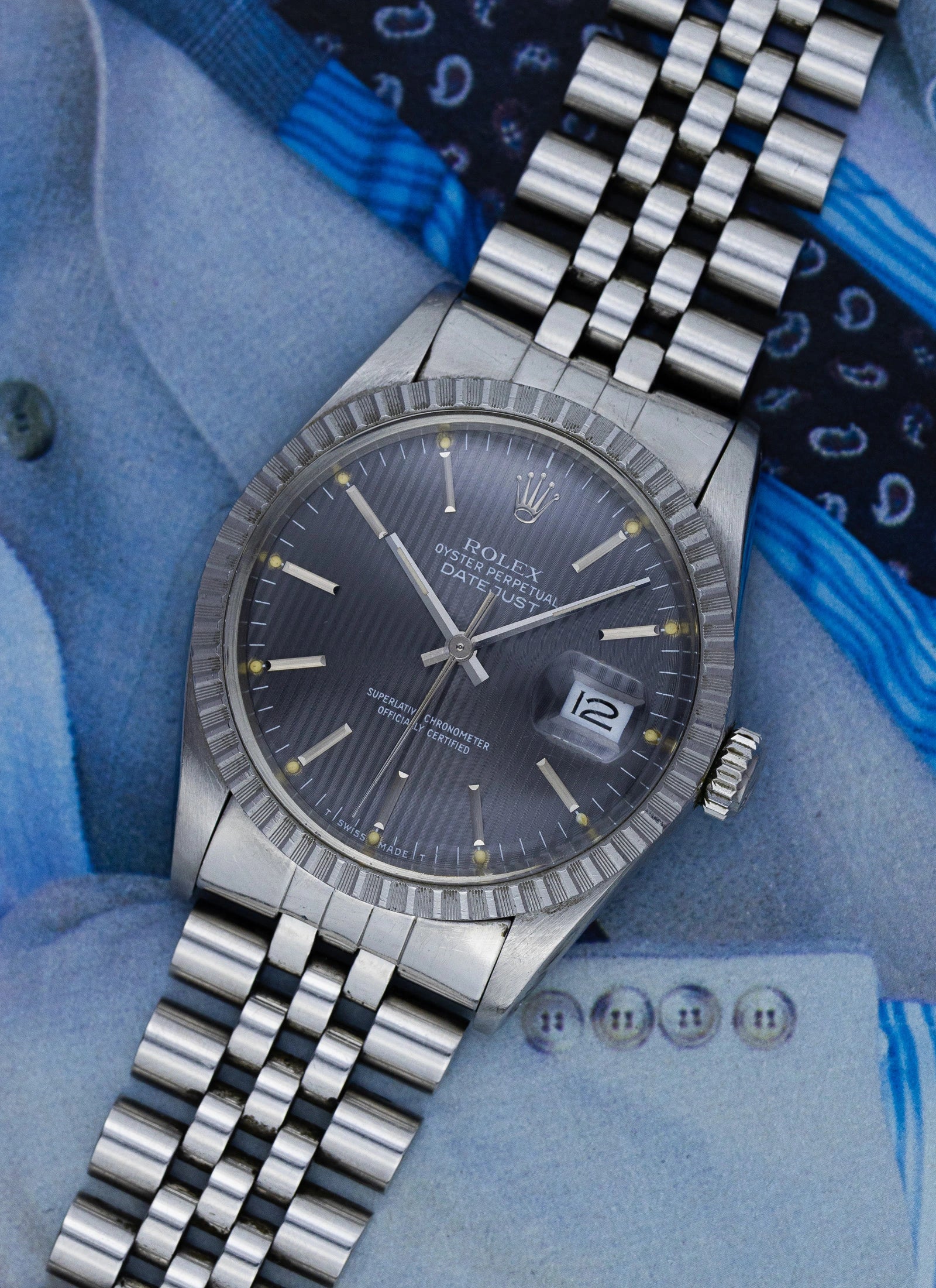 1984 Rolex Datejust 16030 Tapestry Dial Box