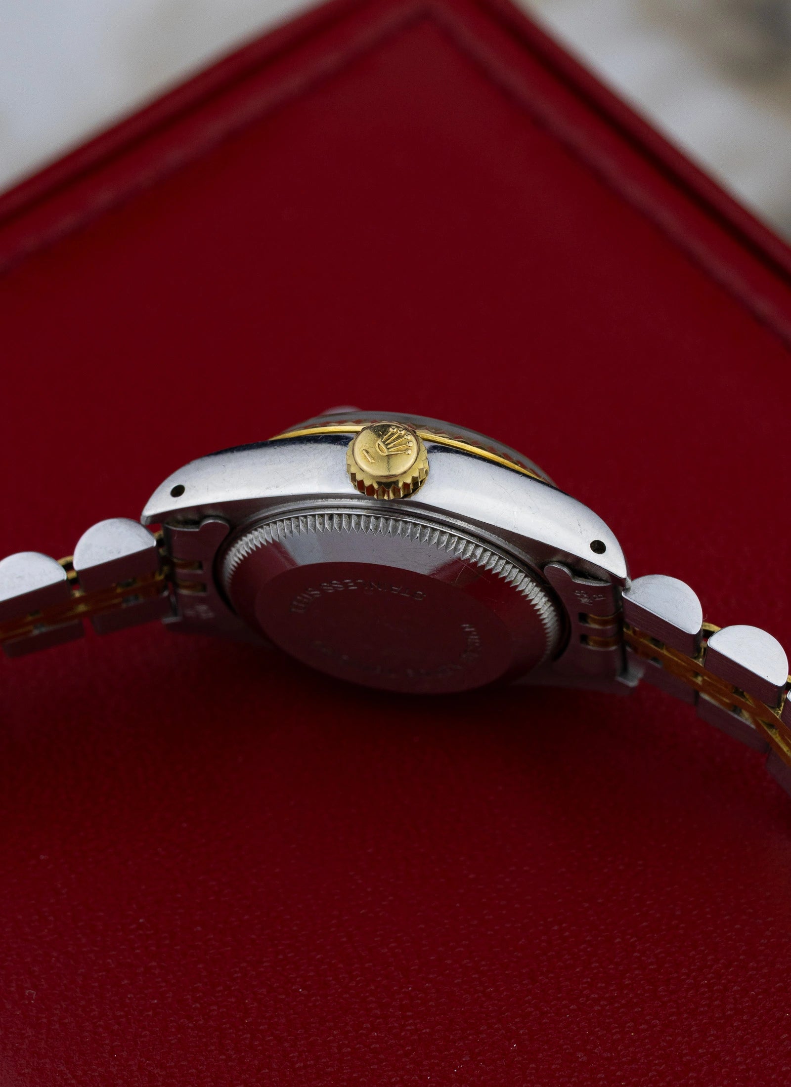 1986 Lady Rolex Datejust Houndstooth 69173 Box