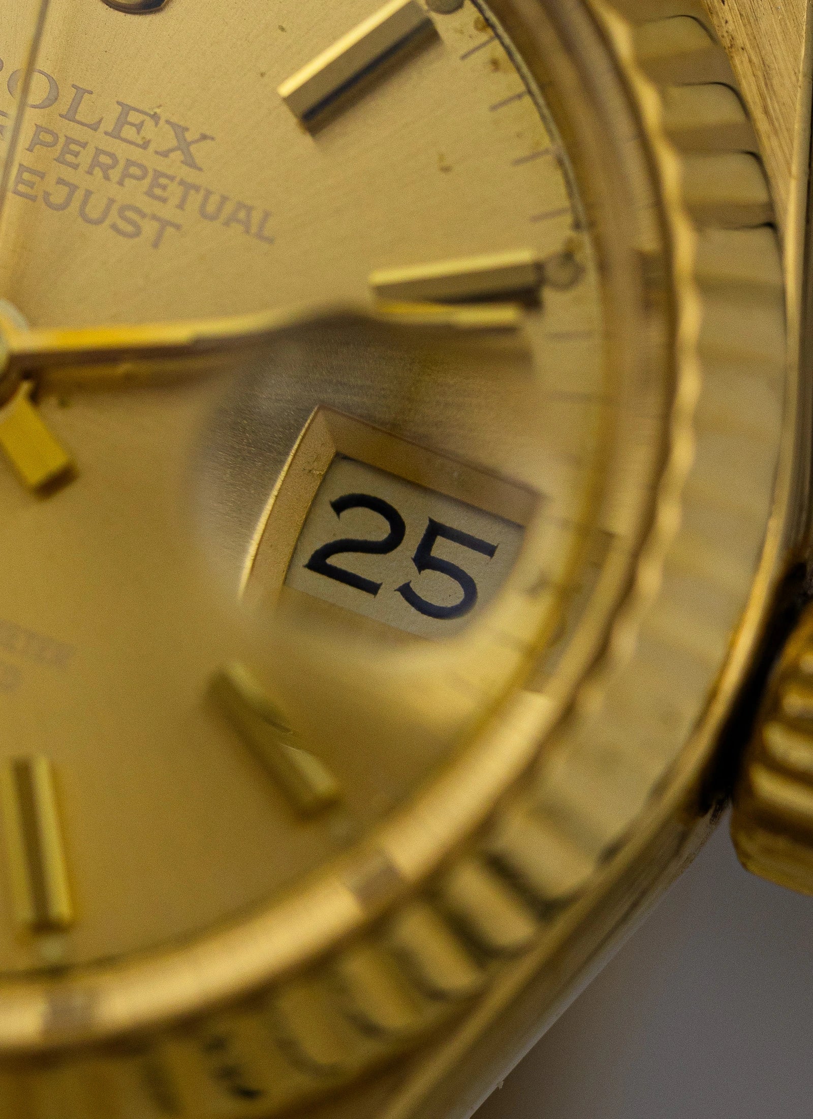 1979 18K Rolex Lady-Datejust Havana Ghost Dial 6917