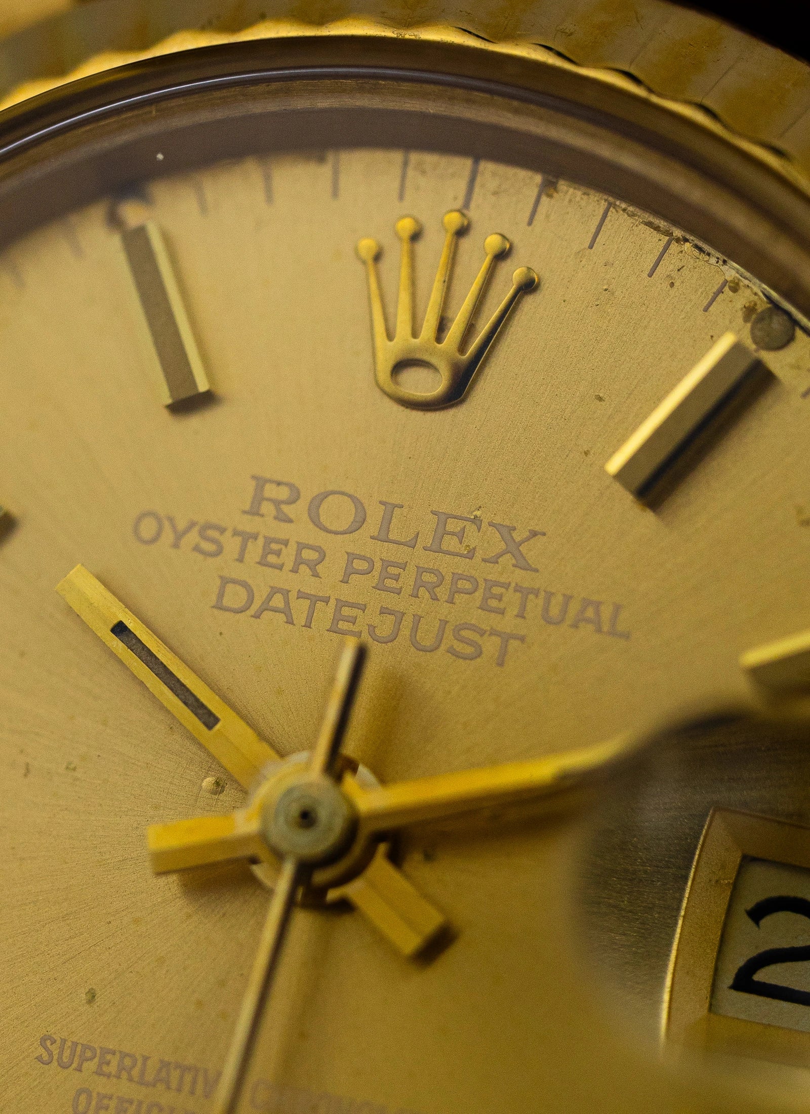 1979 18K Rolex Lady-Datejust Havana Ghost Dial 6917