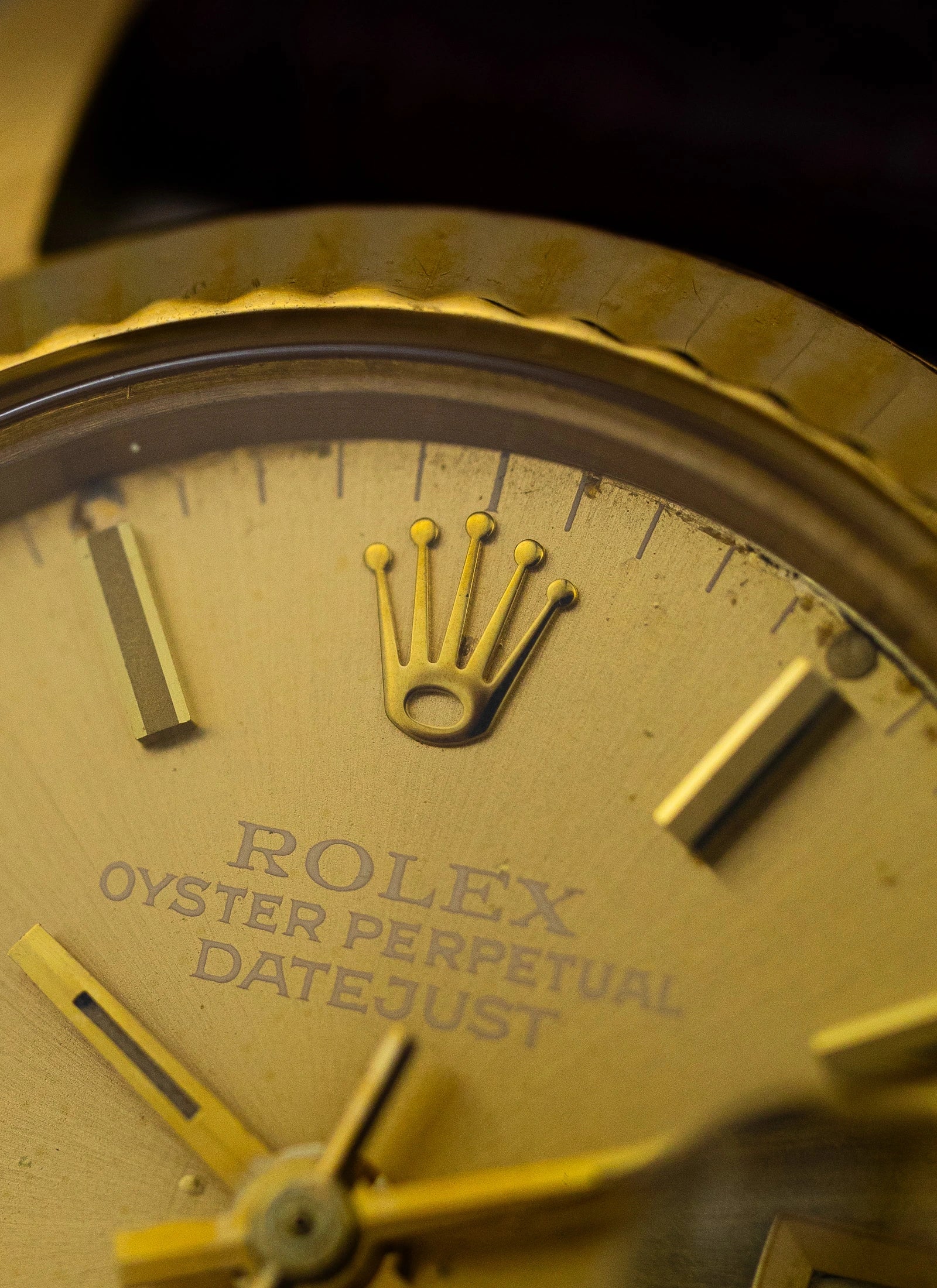 1979 18K Rolex Lady-Datejust Havana Ghost Dial 6917