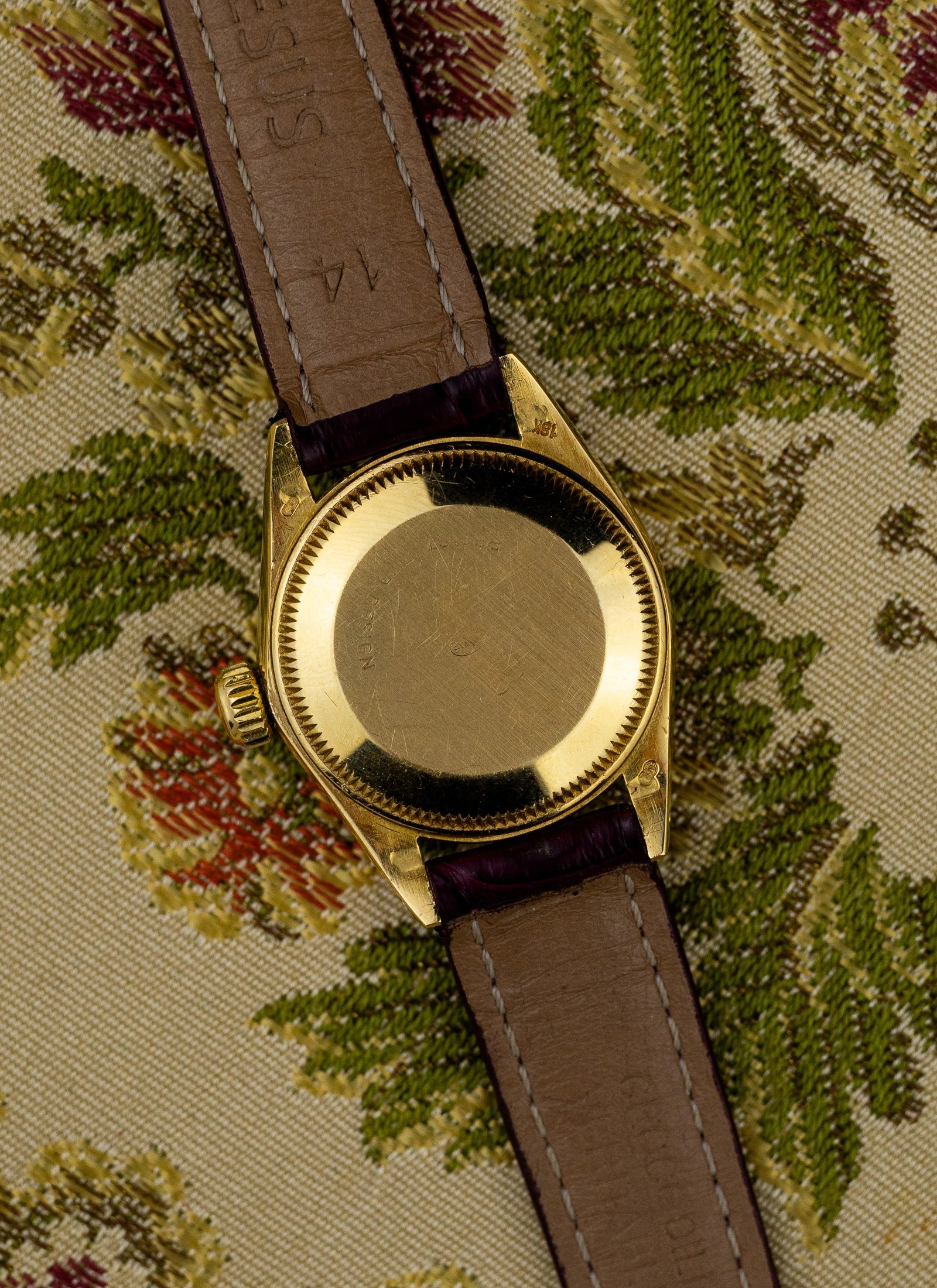 1979 18K Rolex Lady-Datejust Havana Ghost Dial 6917