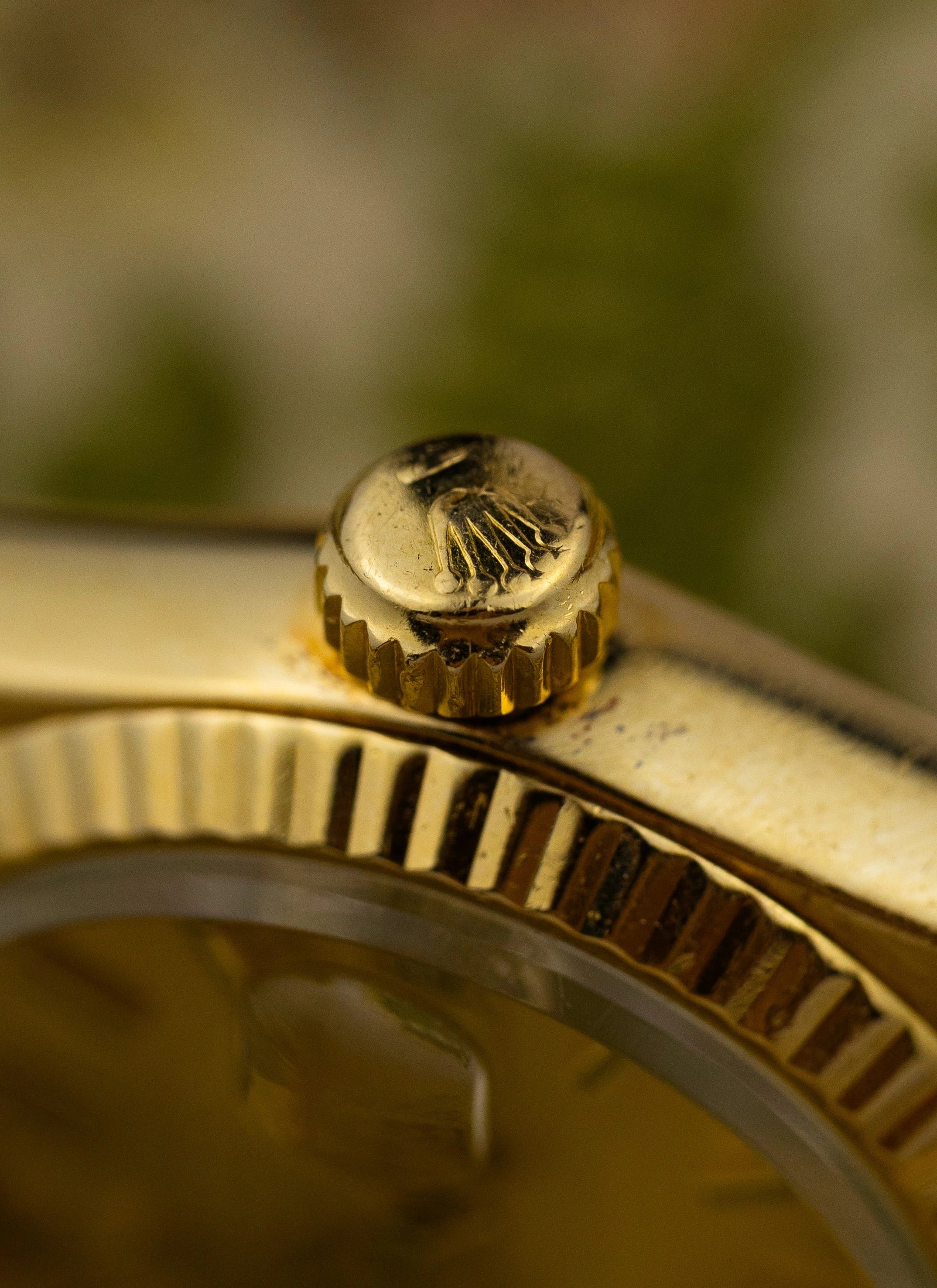 1979 18K Rolex Lady-Datejust Havana Ghost Dial 6917