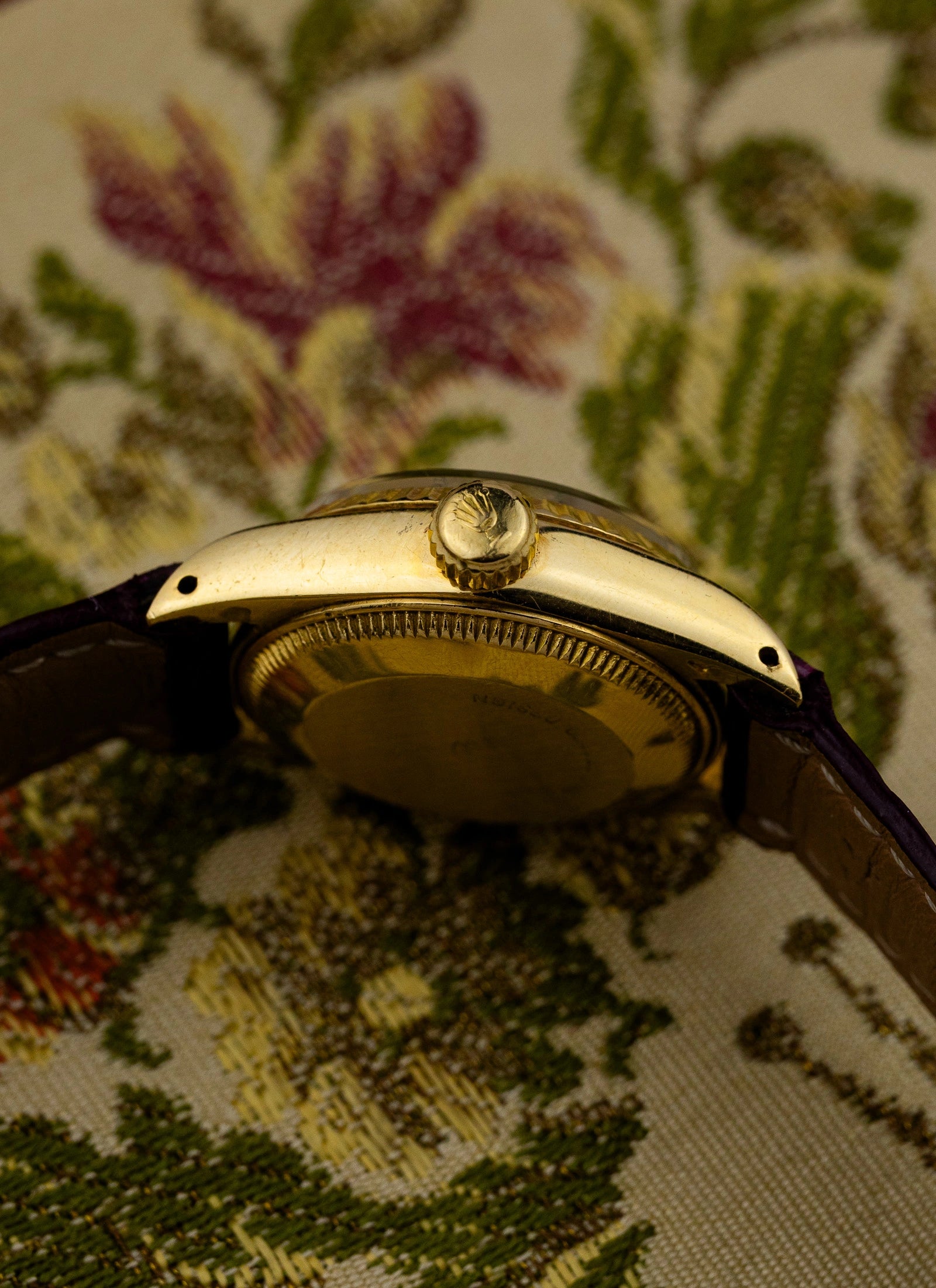 1979 18K Rolex Lady-Datejust Havana Ghost Dial 6917