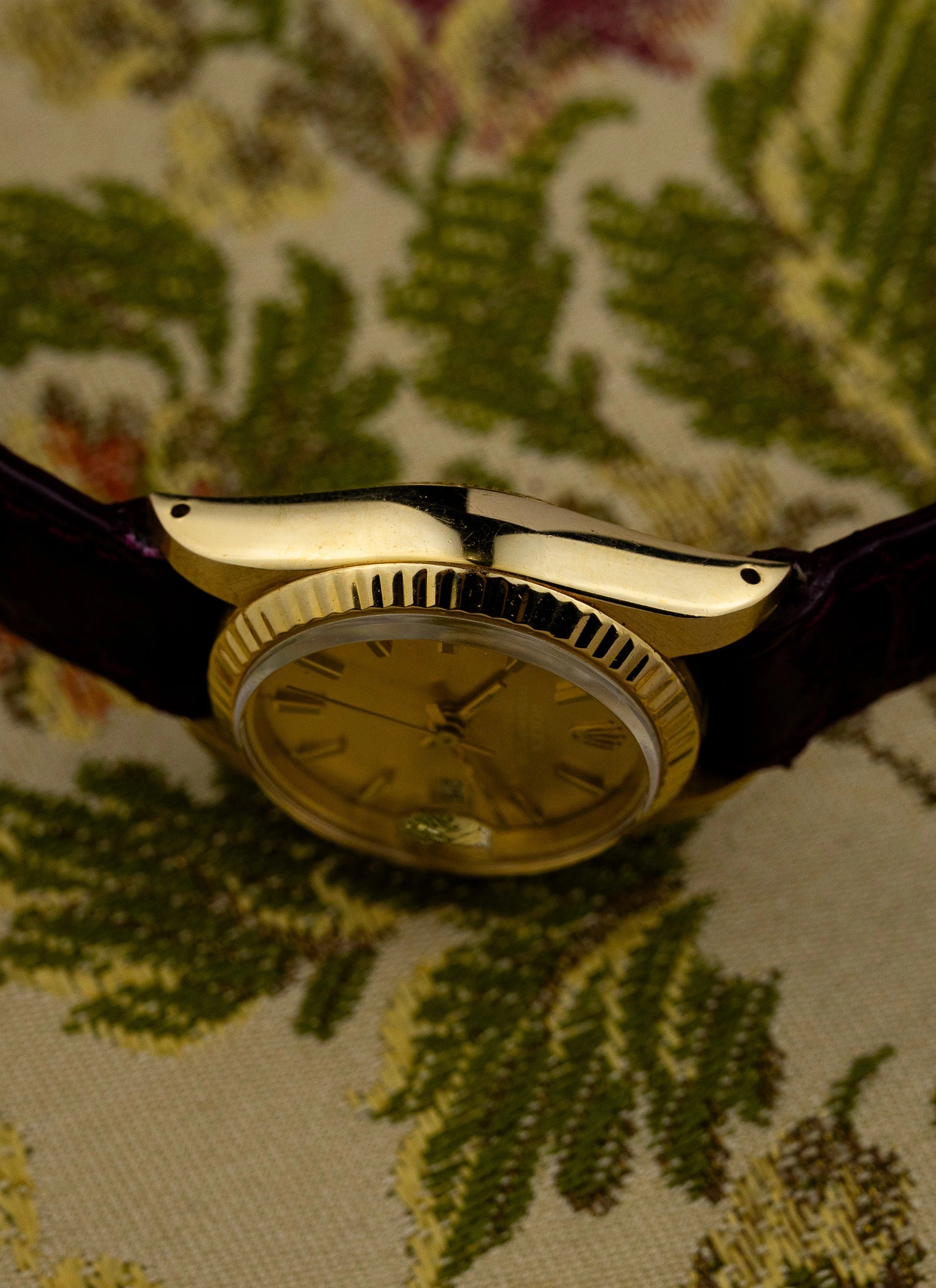 1979 18K Rolex Lady-Datejust Havana Ghost Dial 6917