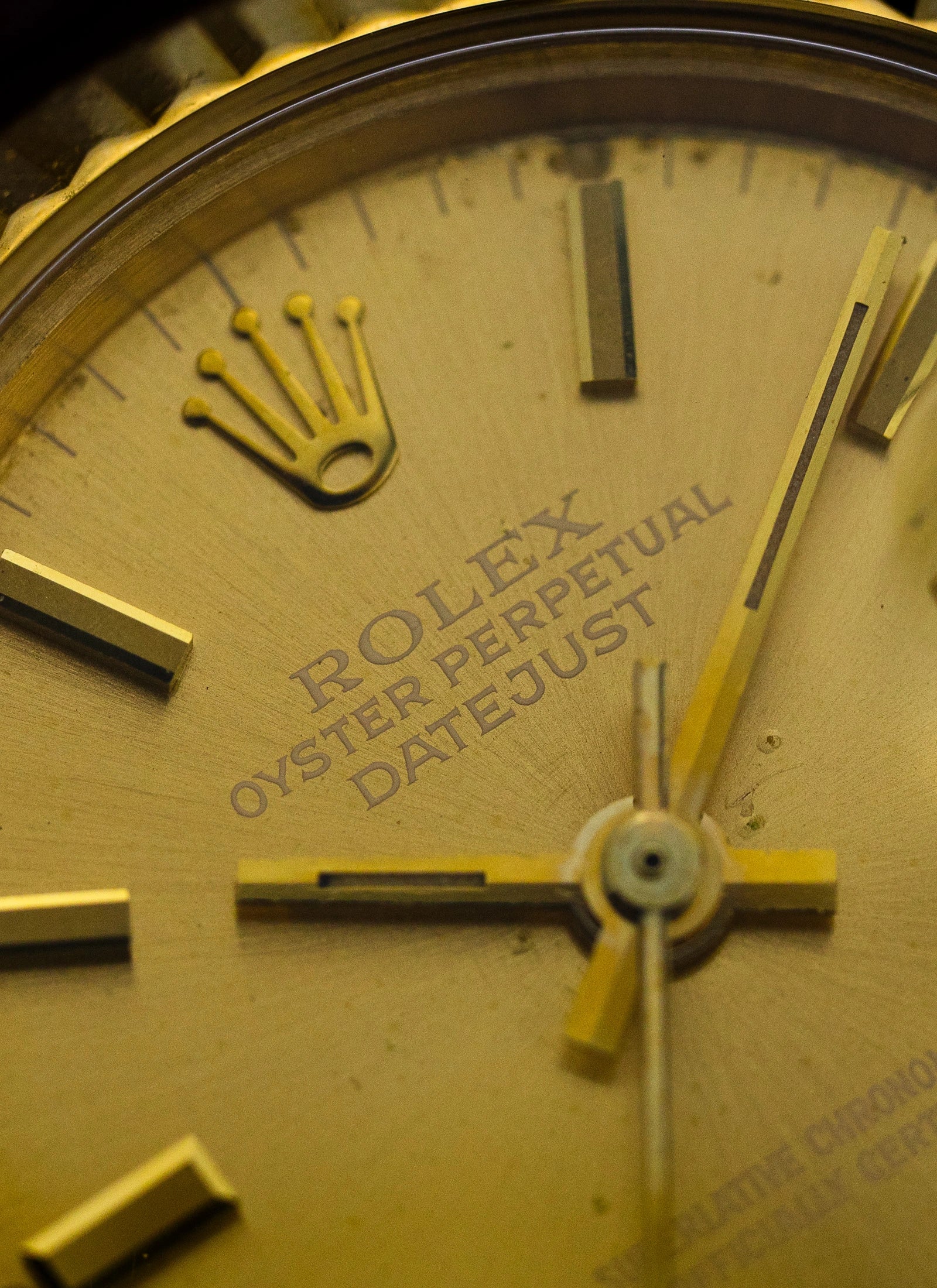 1979 18K Rolex Lady-Datejust Havana Ghost Dial 6917