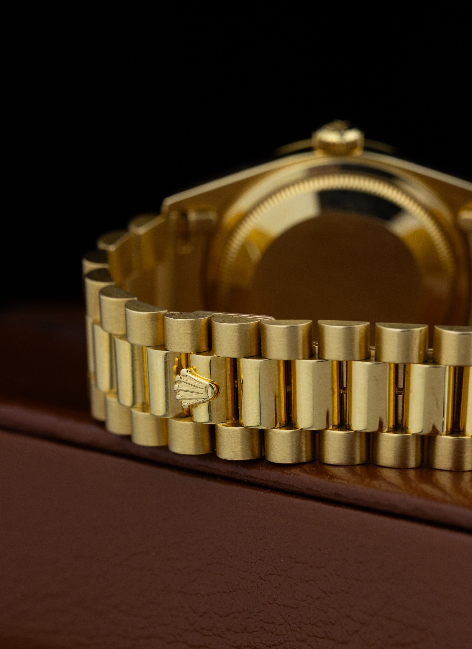 1995 18K Rolex Day-Date President Champagne Diamonds Dial 18238 RSC Service Card