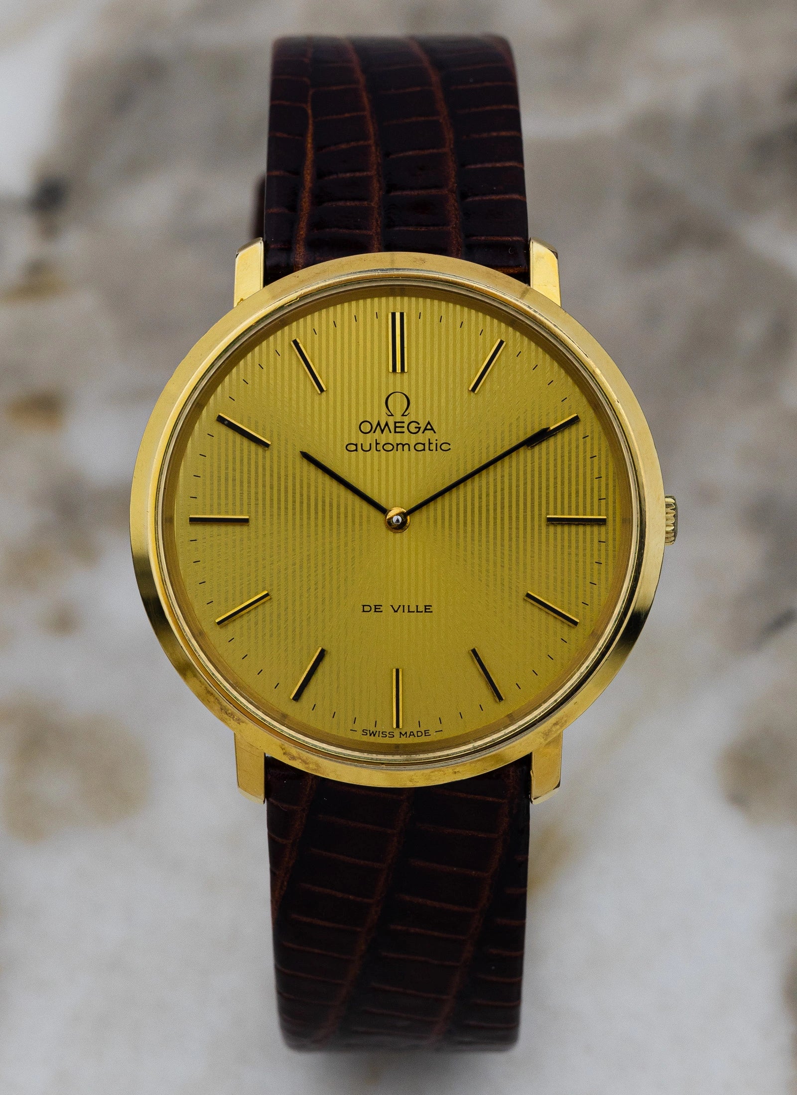1973 Omega De Ville Tapestry Dial 151.0039 cal. 771 Serviced Full Set