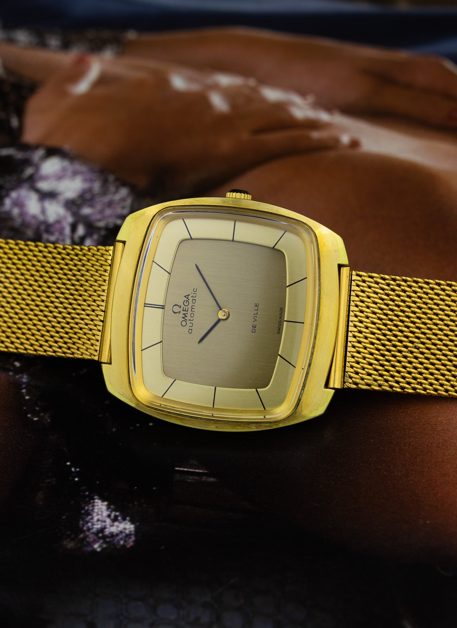 1970s Omega De Ville TV Dial 155.003 cal. 711 Box