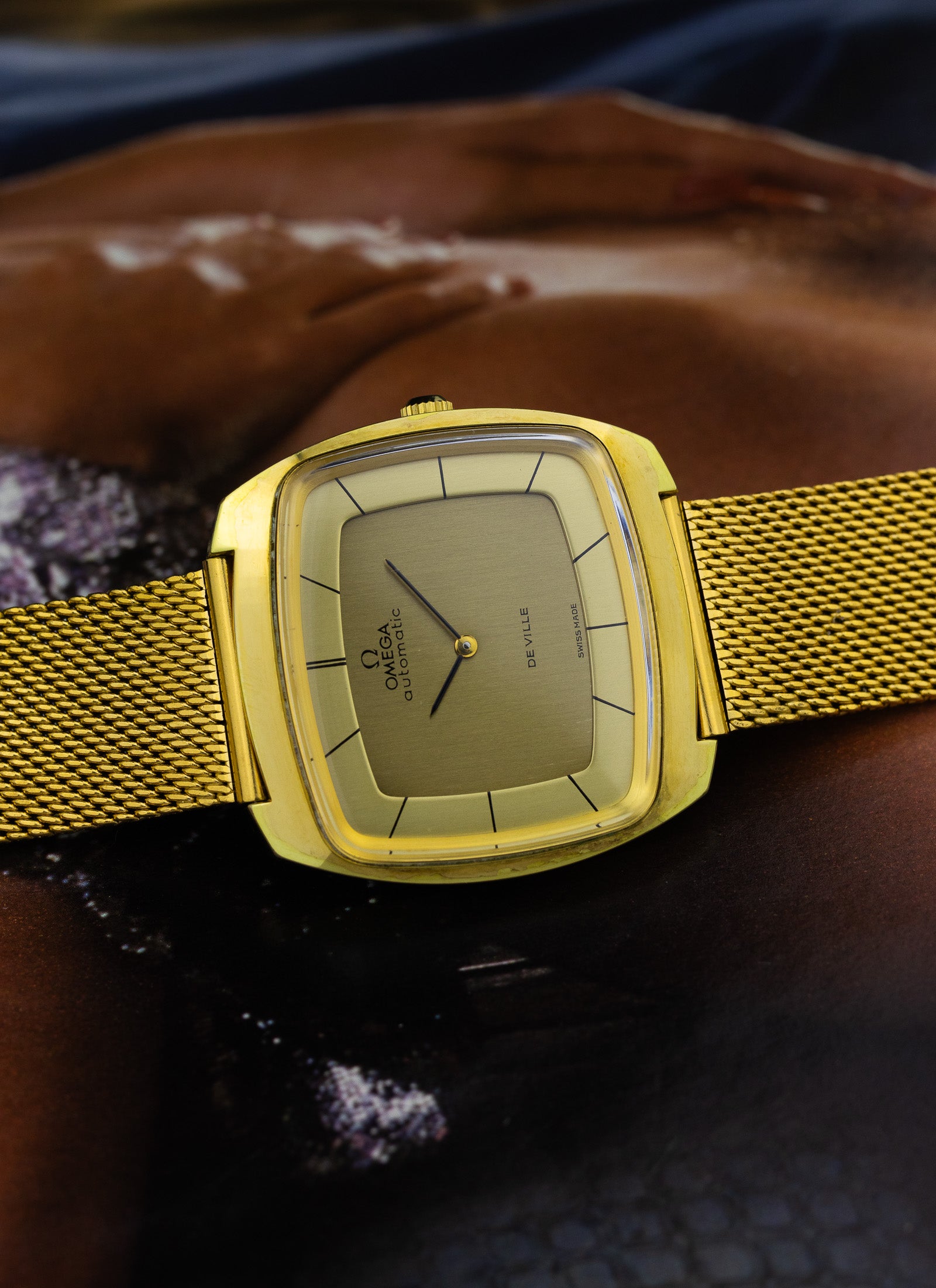 1970s Omega De Ville TV Dial 155.003 cal. 711 Box