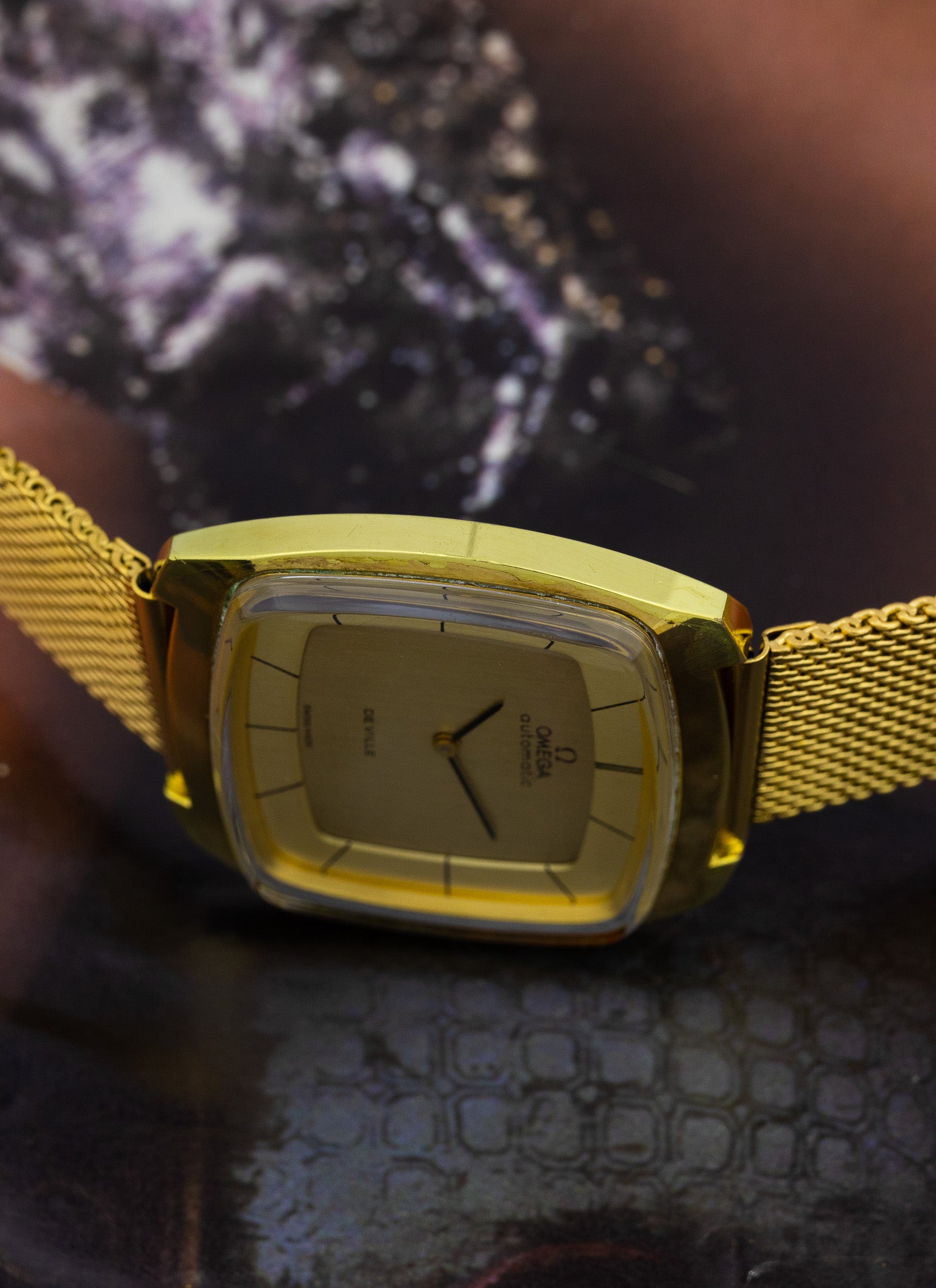 1970s Omega De Ville TV Dial 155.003 cal. 711 Box