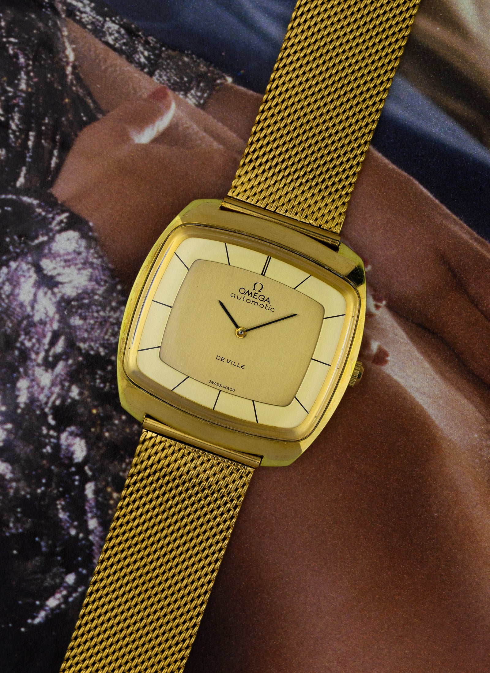 1970s Omega De Ville TV Dial 155.003 cal. 711 Box